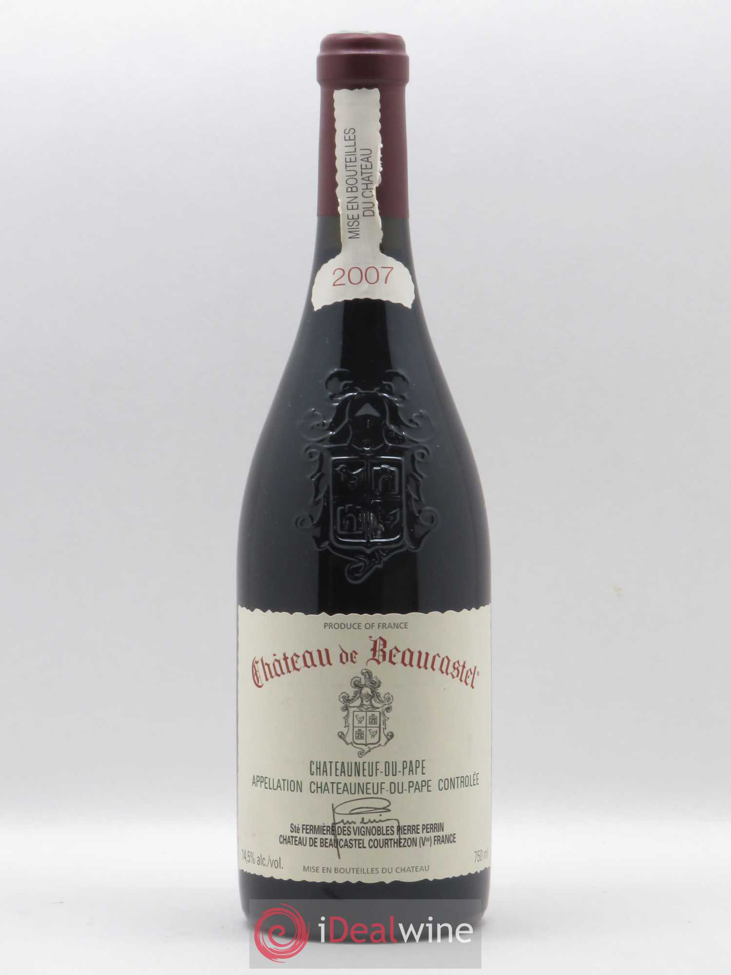 Châteauneuf-du-Pape Château de Beaucastel Famille Perrin 2007 - Lot de 1 bouteille - 0
