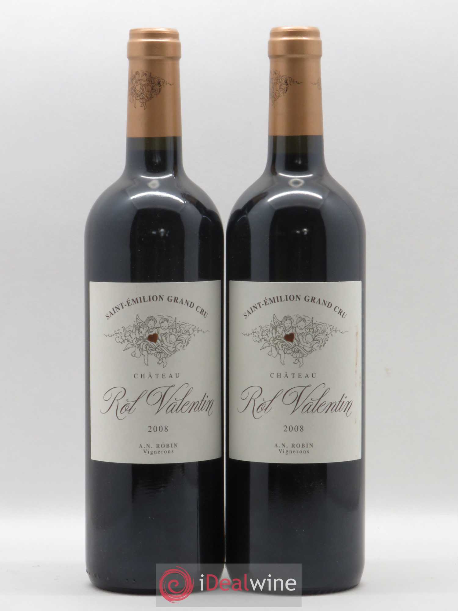 Château Rol Valentin Grand Cru Classé 2008 - Lot de 2 bouteilles - 0