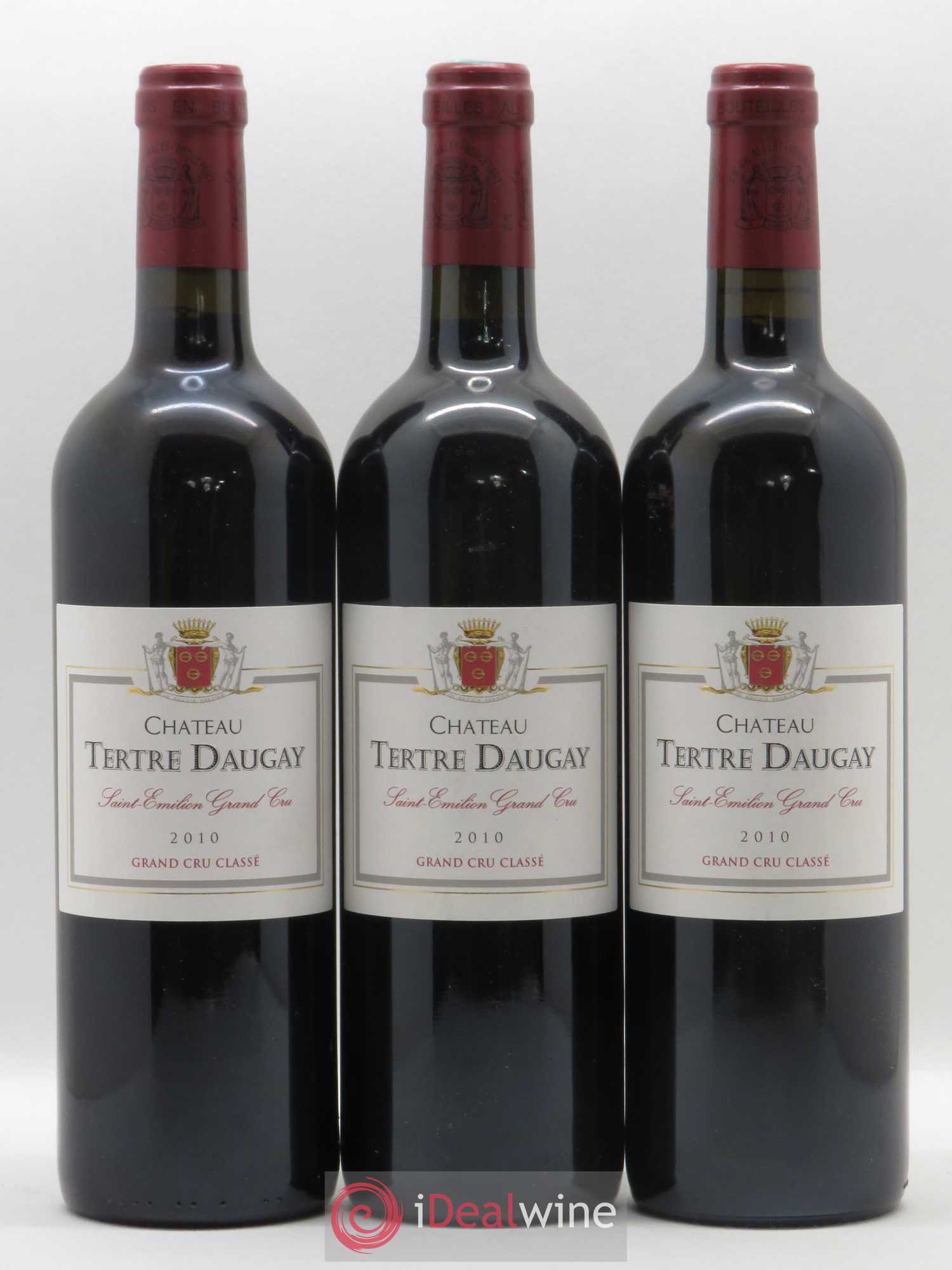 Château Tertre Daugay Grand Cru Classé 2010 - Lot de 3 bouteilles - 0