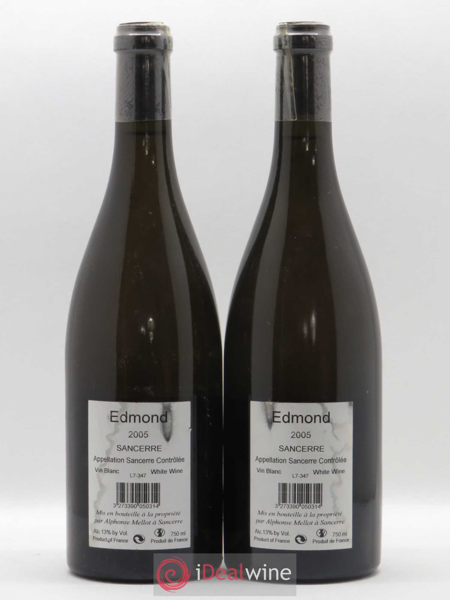 Sancerre Cuvée Edmond Alphonse Mellot 2005 - Lot de 2 bouteilles - 1