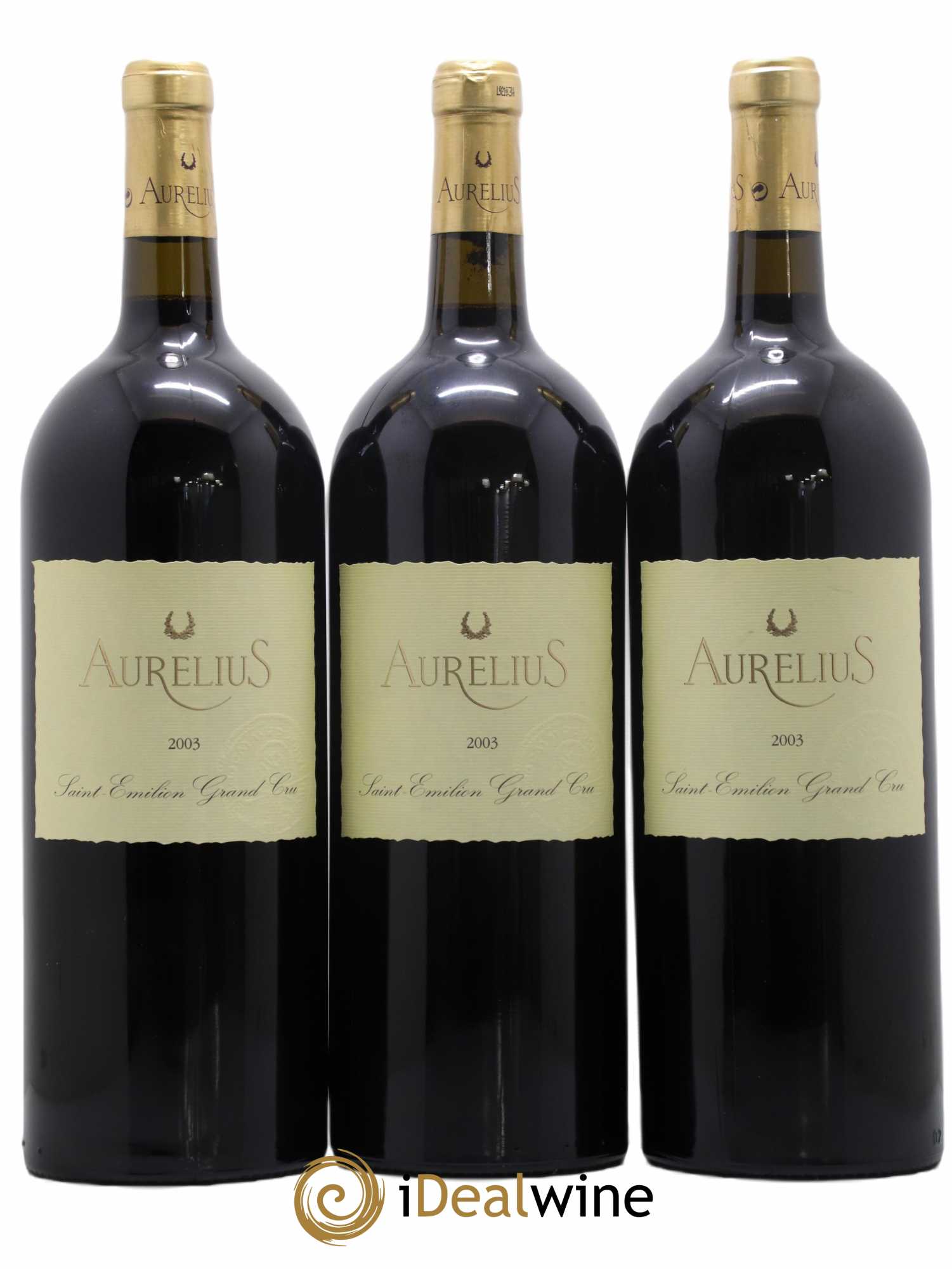 Saint-Émilion Grand Cru Château Aurélius (sans prix de réserve) 2003 - Lot de 3 magnums - 0
