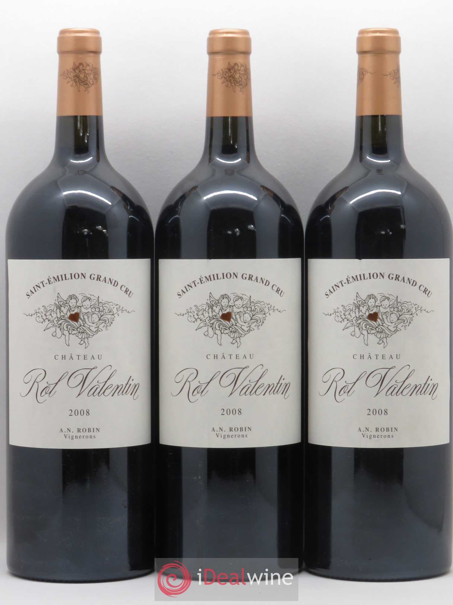 Château Rol Valentin Grand Cru Classé 2008 - Posten von 3 Magnum - 0