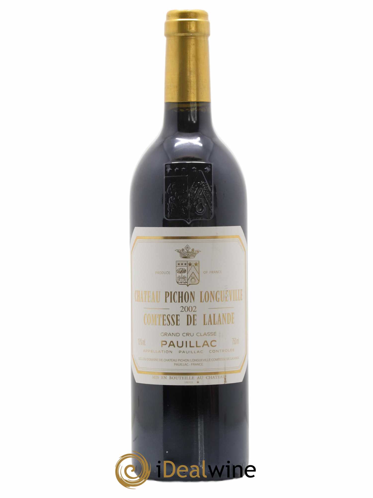 Château Pichon Longueville Comtesse de Lalande 2ème Grand Cru Classé 2002 - Lot de 1 bouteille - 0