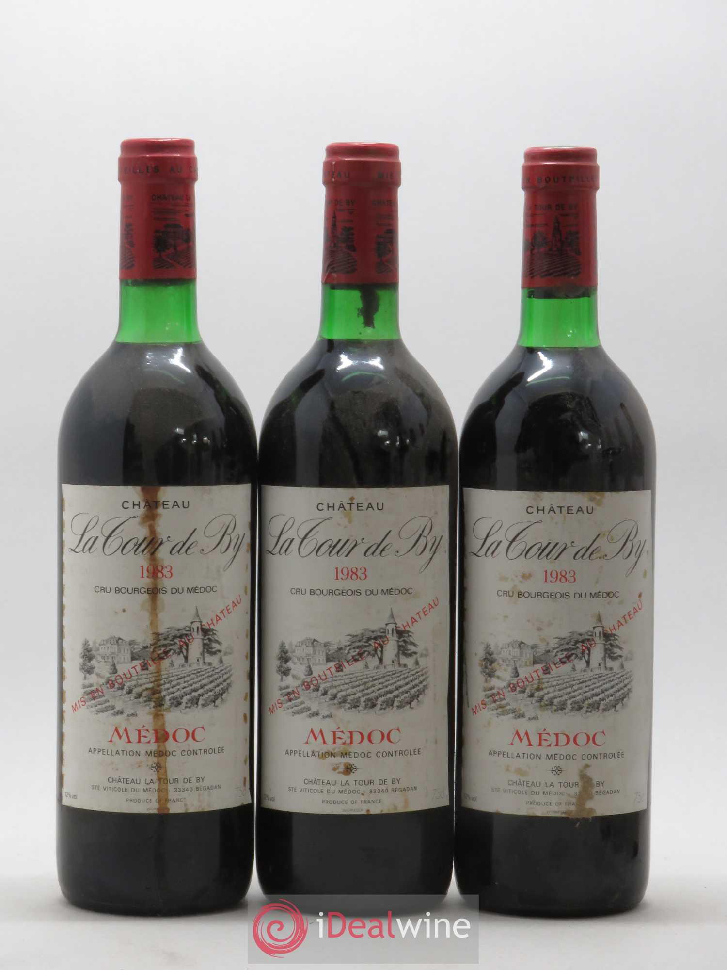 Château La Tour de By Cru Bourgeois 1983 - Lot de 6 bouteilles - 2