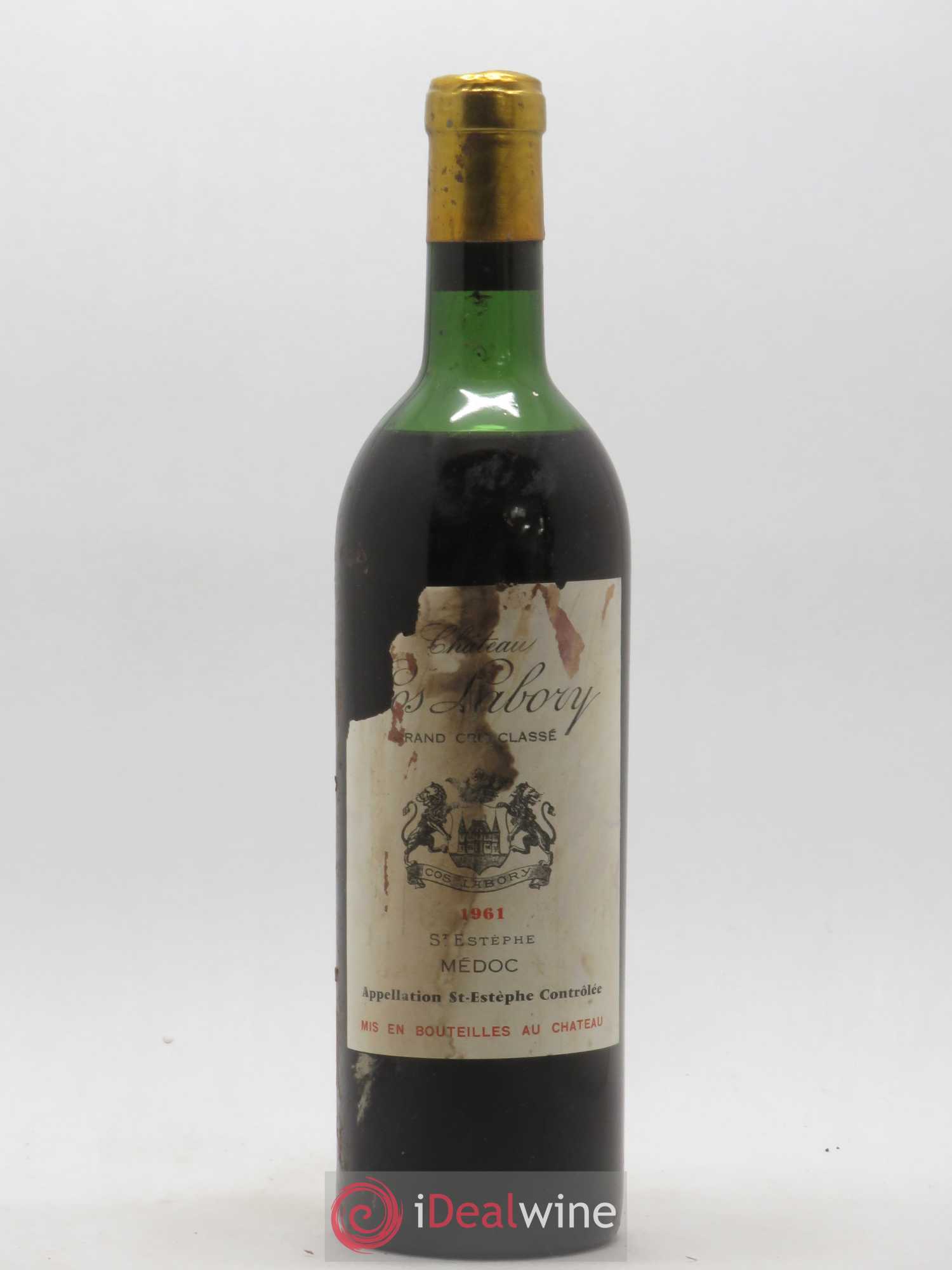 Château Cos Labory 5ème Grand Cru Classé 1961 - Lot de 1 bouteille - 0