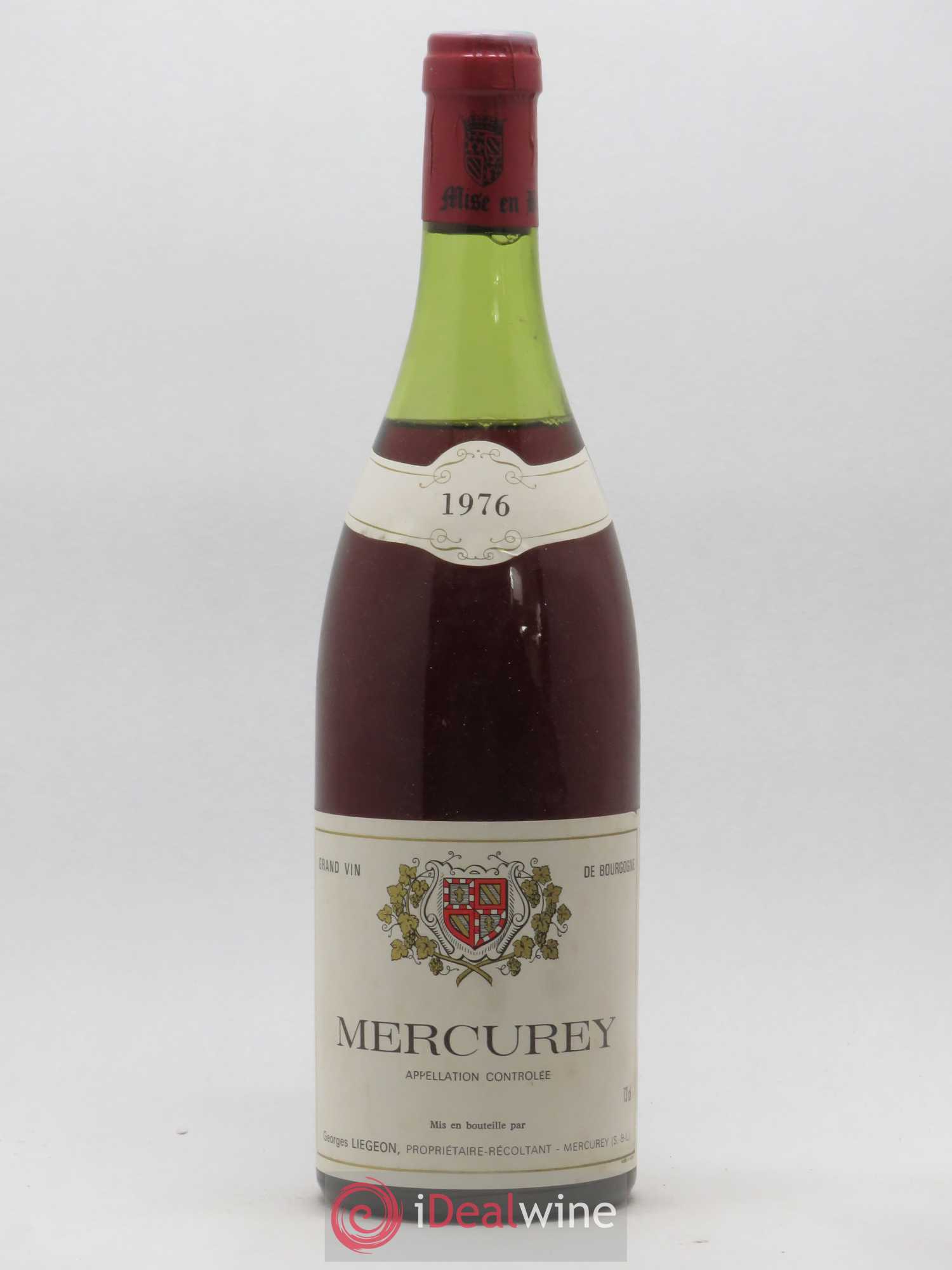 Mercurey Georges Liegeon 1976 - Lot de 1 bouteille - 0