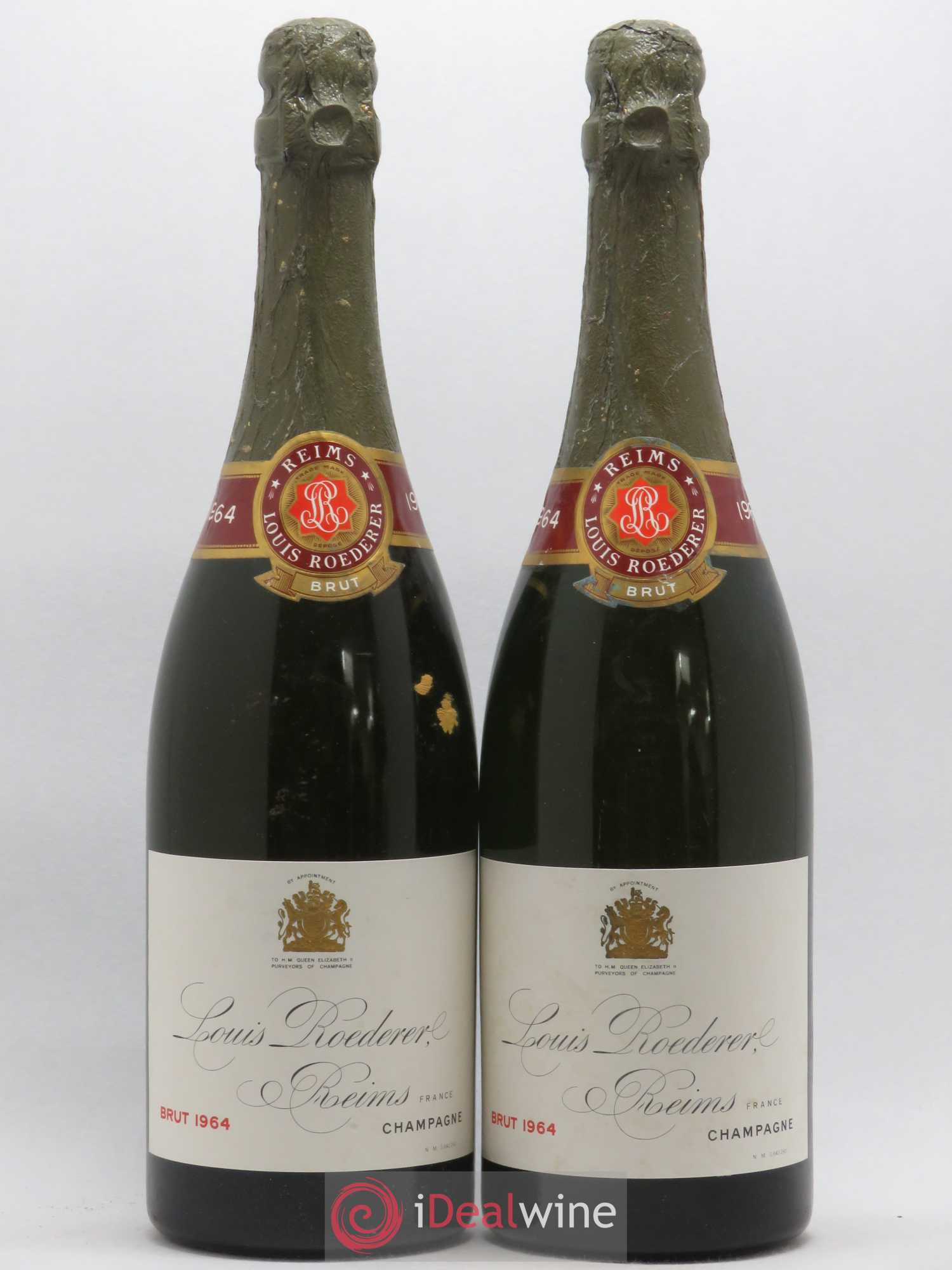 Millésimé Brut Louis Roederer 1964 - Lot de 2 bouteilles - 0