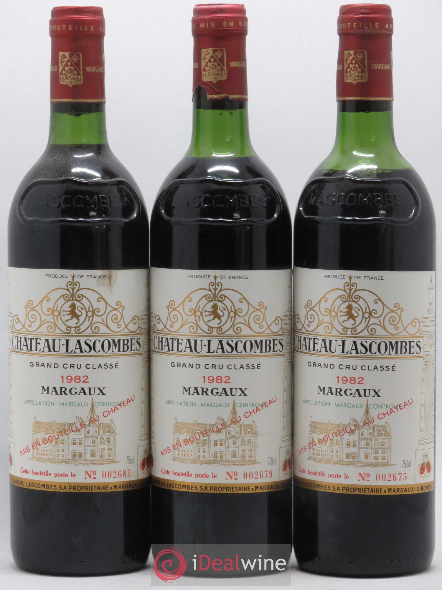 Château Lascombes 2ème Grand Cru Classé 1982 - Lot de 12 bouteilles - 1