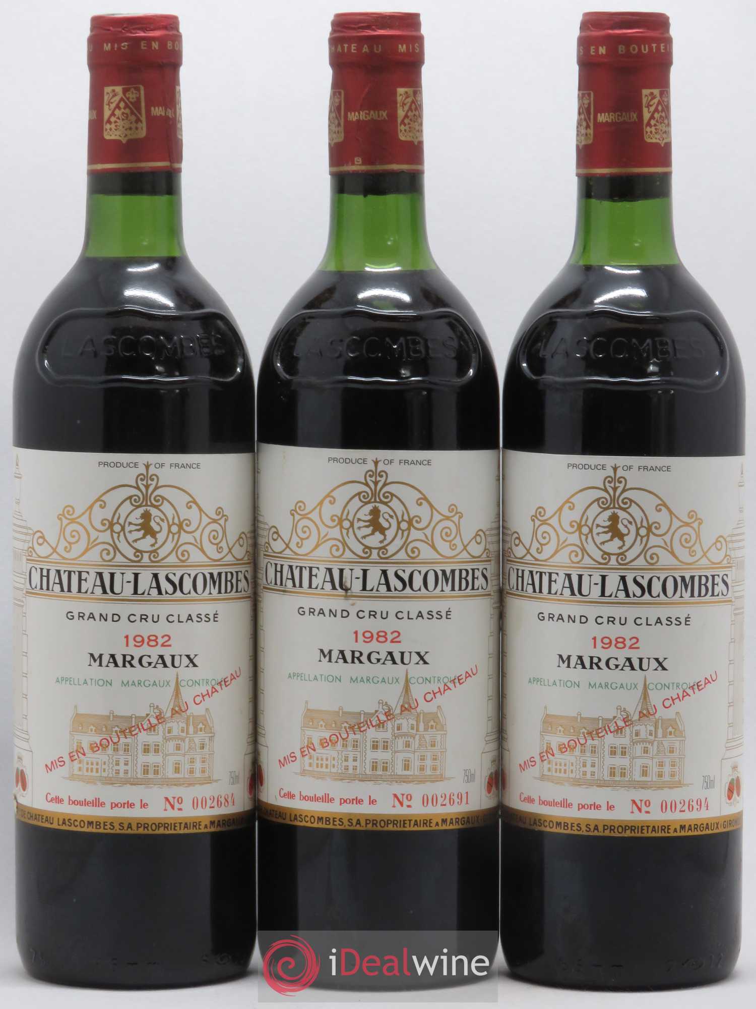 Château Lascombes 2ème Grand Cru Classé 1982 - Lot de 12 bouteilles - 2