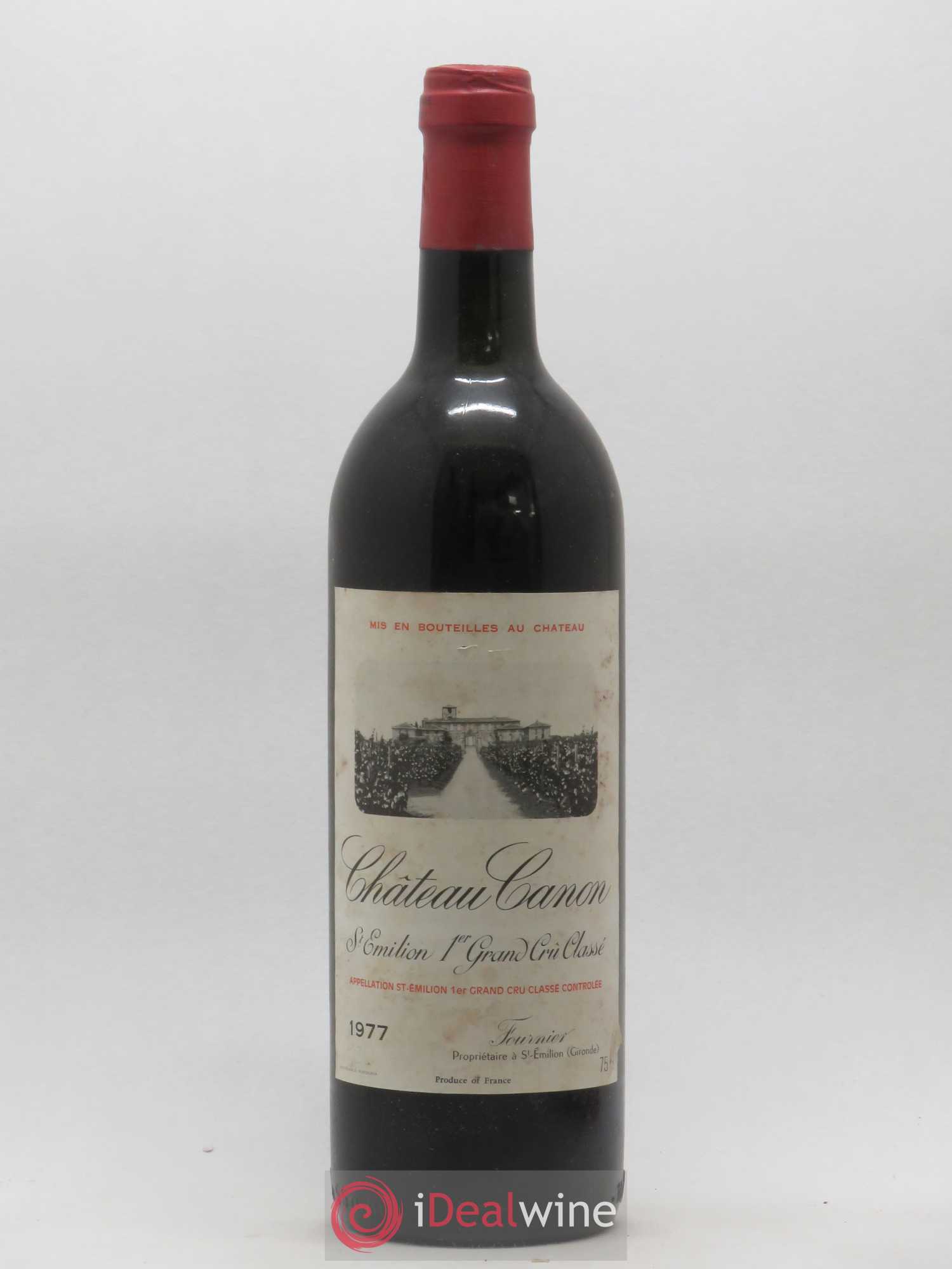 Château Canon 1er Grand Cru Classé B 1977 - Lot de 1 bouteille - 0