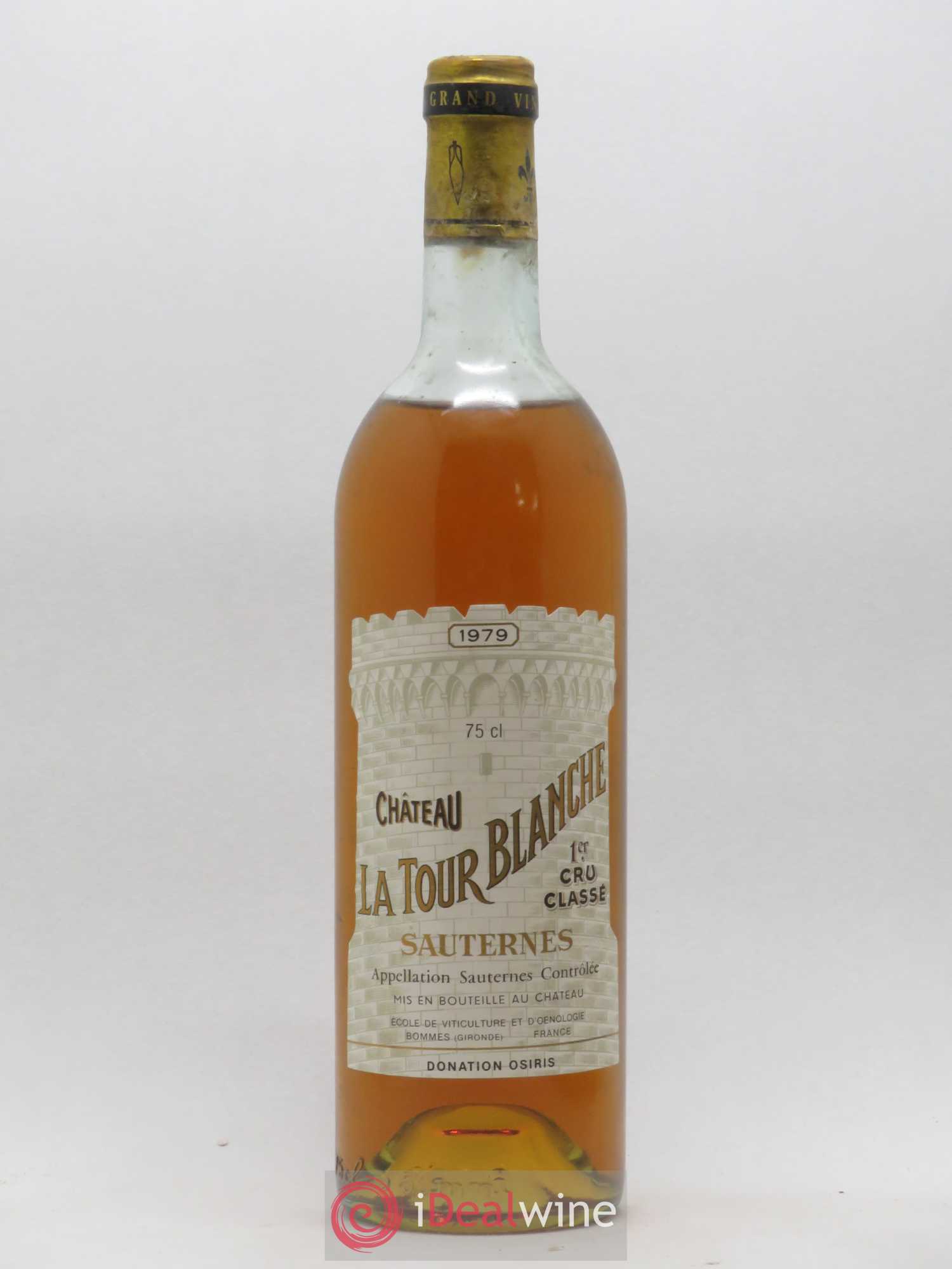 Château la Tour Blanche 1er Grand Cru Classé 1979 - Lot de 1 bouteille - 0