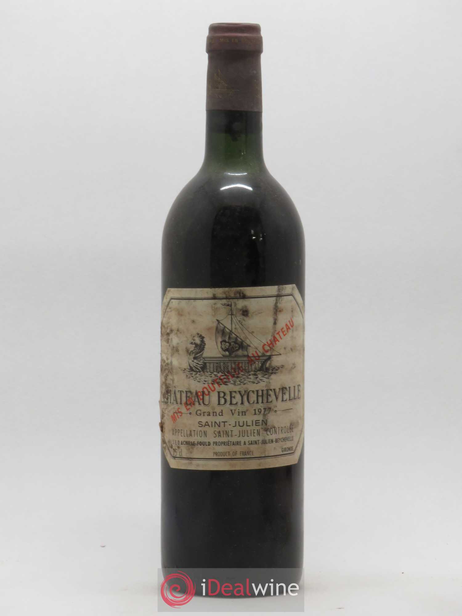 Château Beychevelle 4ème Grand Cru Classé 1977 - Lot de 1 bouteille - 0