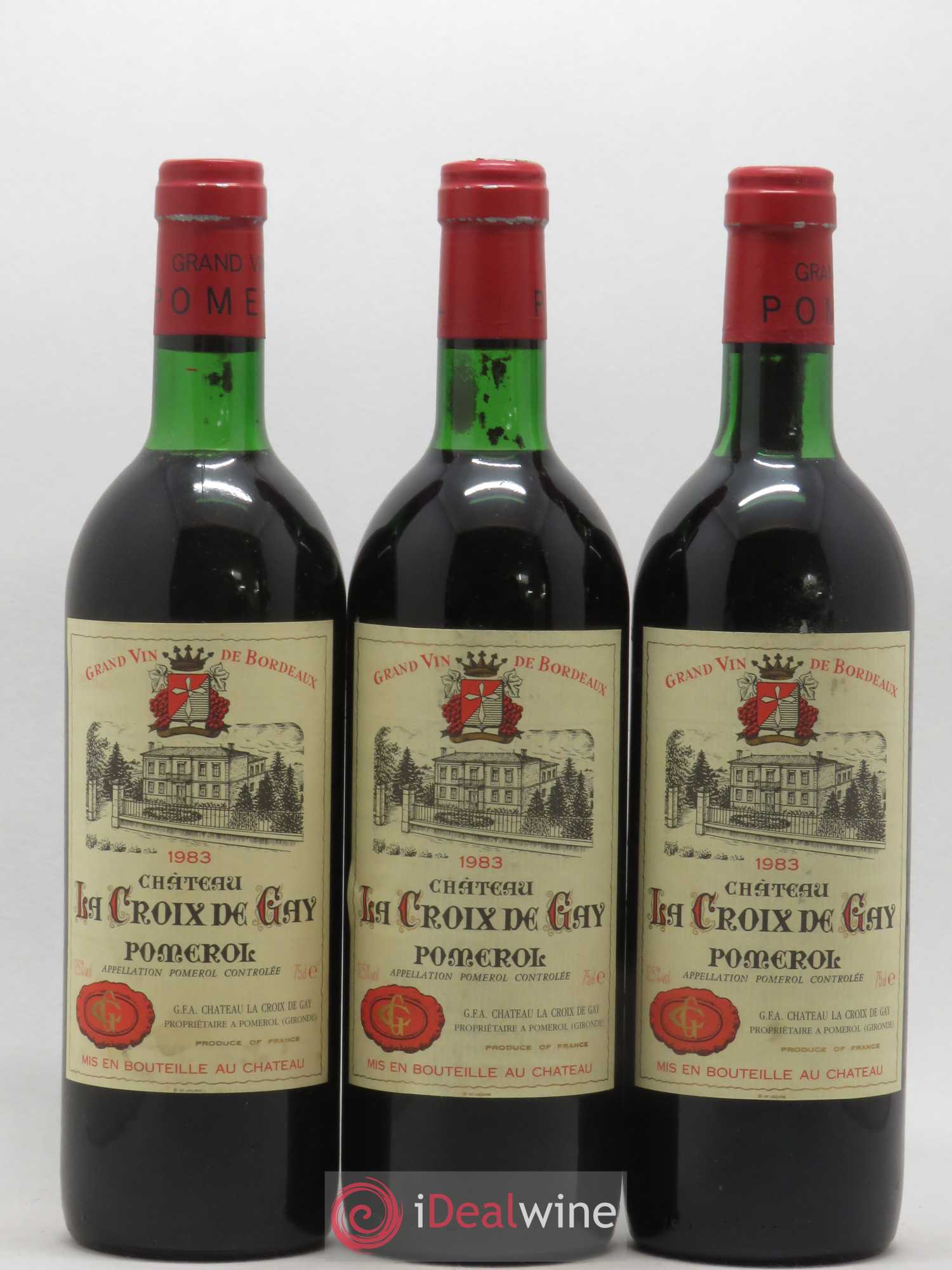 Château la Croix de Gay 1983 - Lot de 12 bouteilles - 1