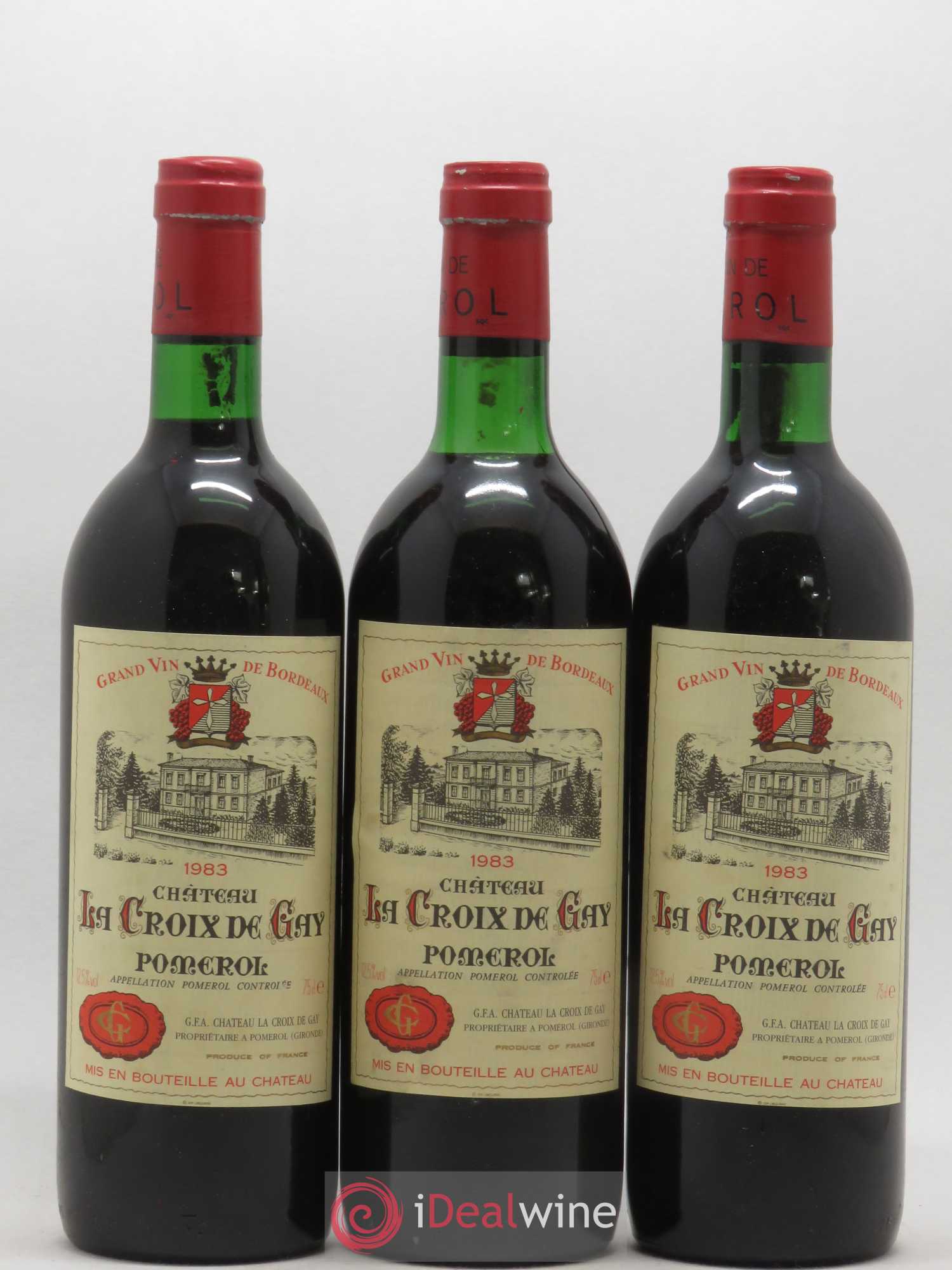 Château la Croix de Gay 1983 - Lot de 12 bouteilles - 2