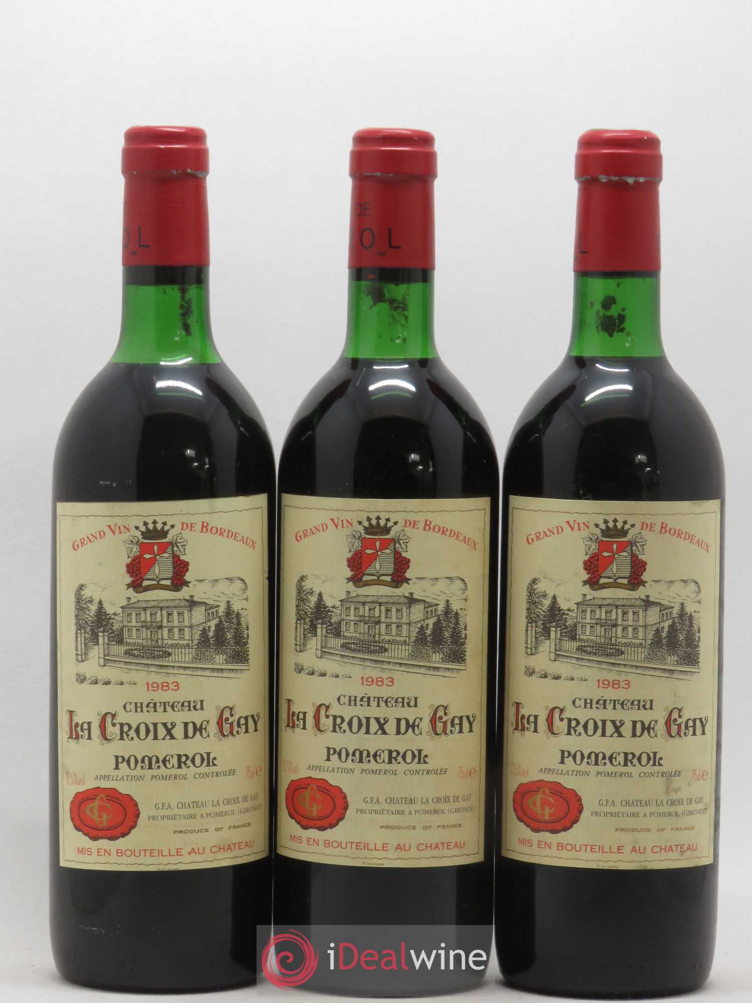 Château la Croix de Gay 1983 - Lot de 12 bouteilles - 3