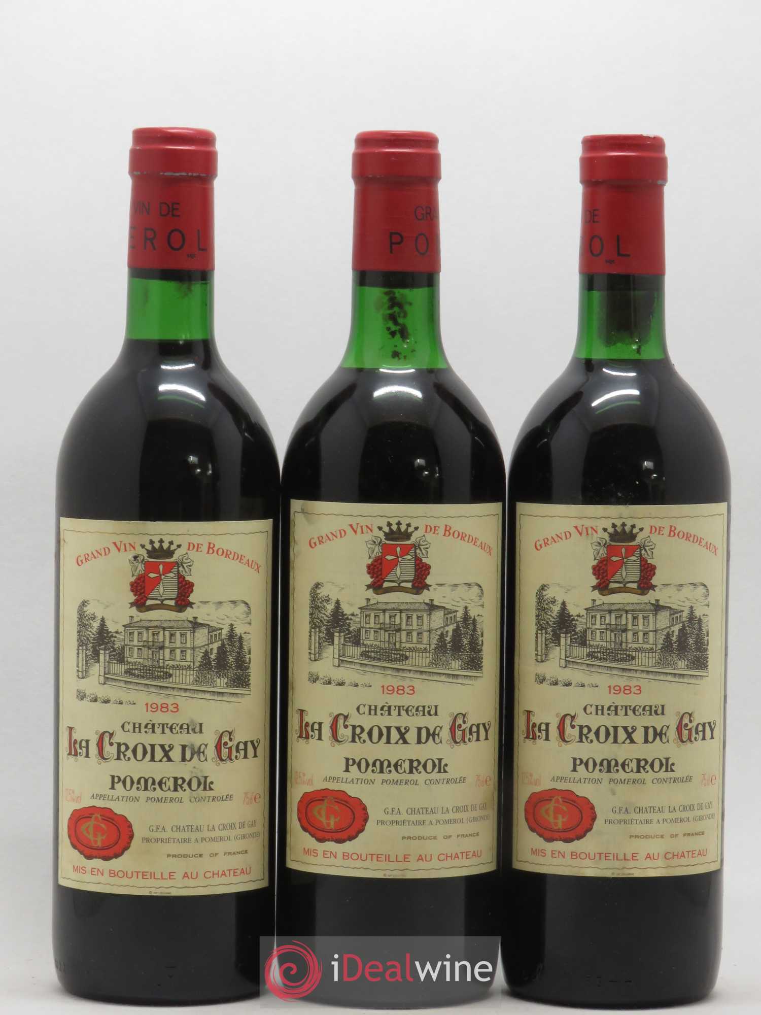 Château la Croix de Gay 1983 - Lot de 12 bouteilles - 4