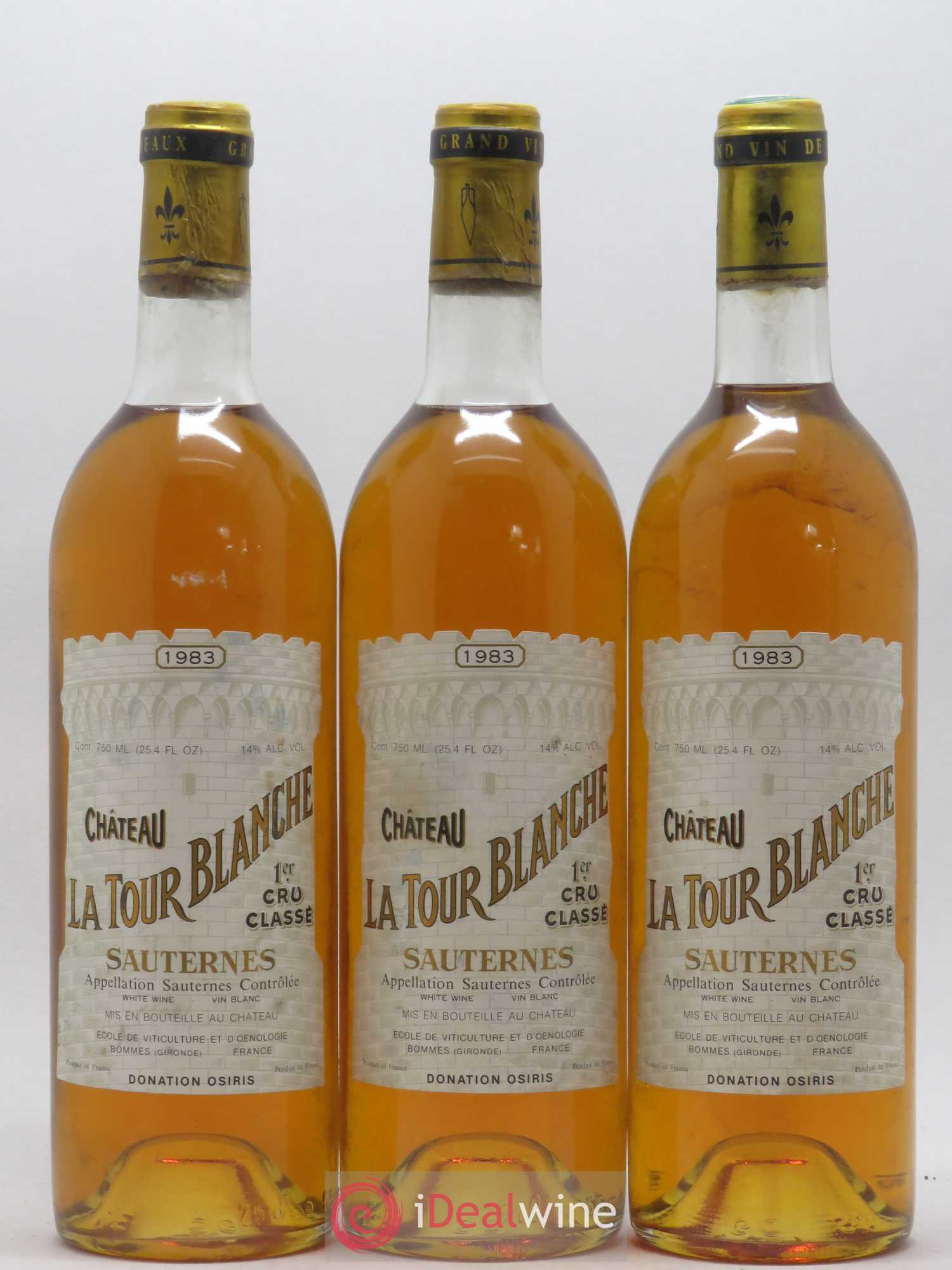 Château la Tour Blanche 1er Grand Cru Classé 1983 - Lotto di 12 bottiglie - 4