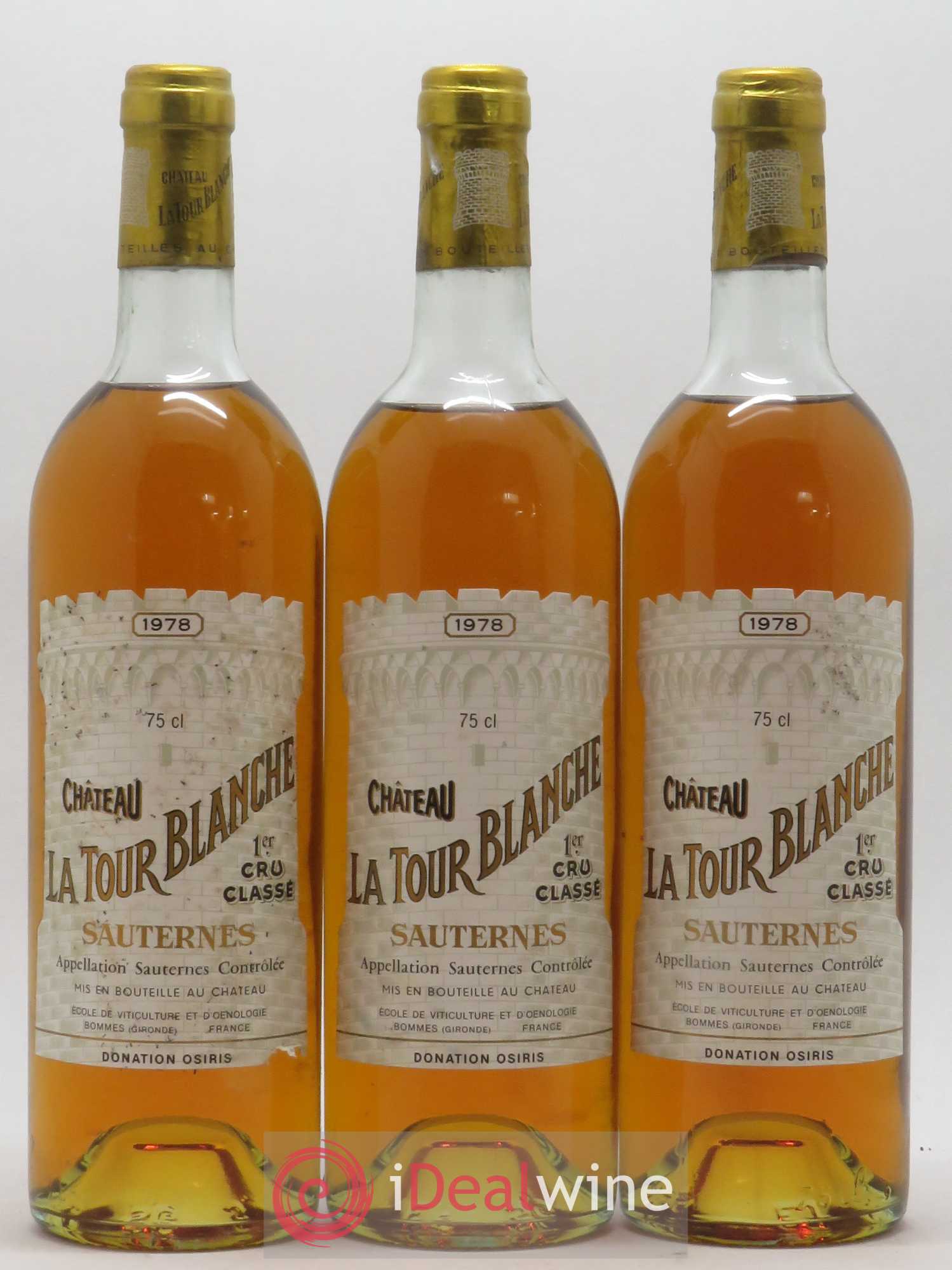 Château la Tour Blanche 1er Grand Cru Classé 1978 - Lotto di 6 bottiglie - 2