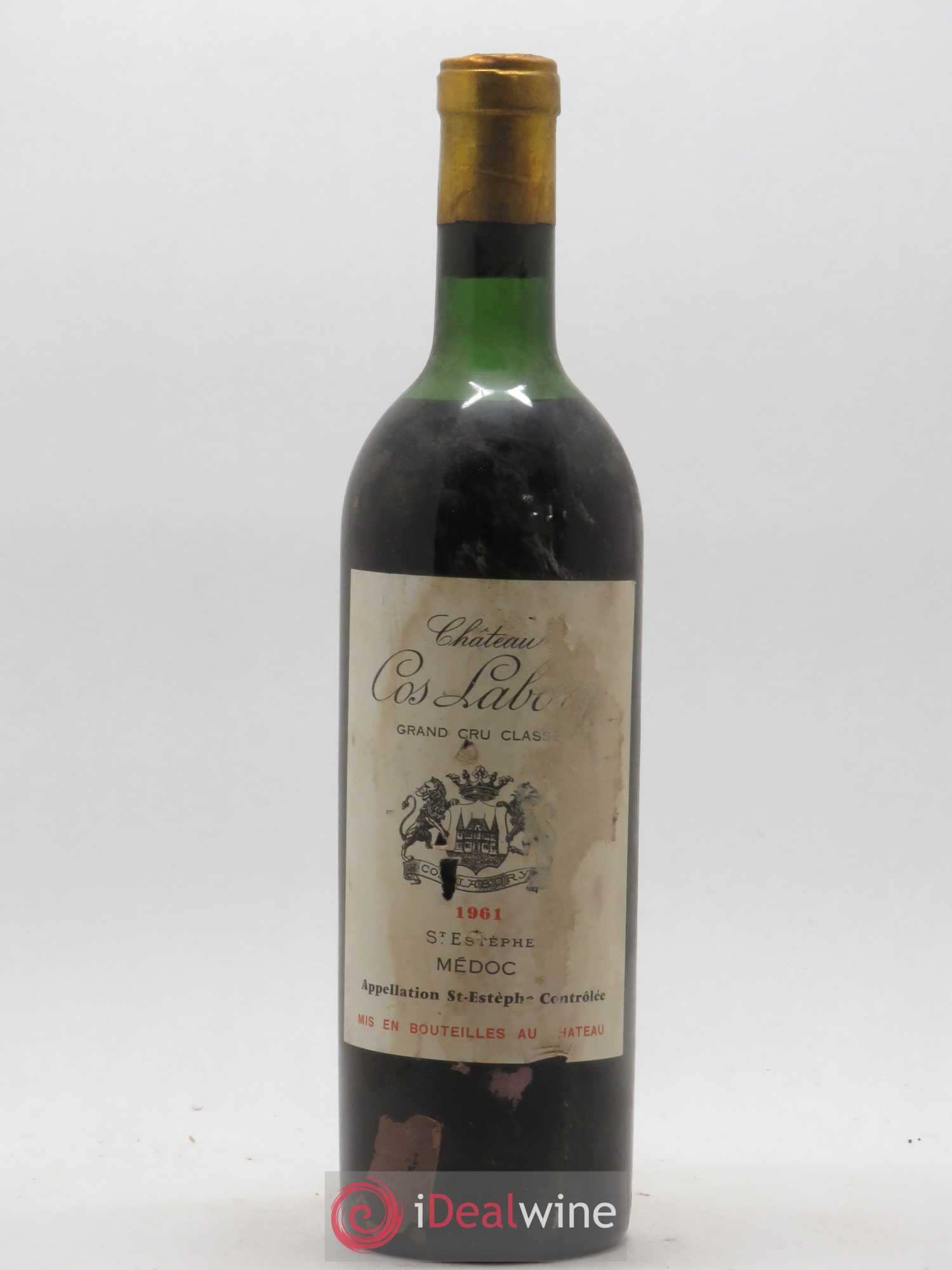 Château Cos Labory 5ème Grand Cru Classé 1961 - Lot de 1 bouteille - 0