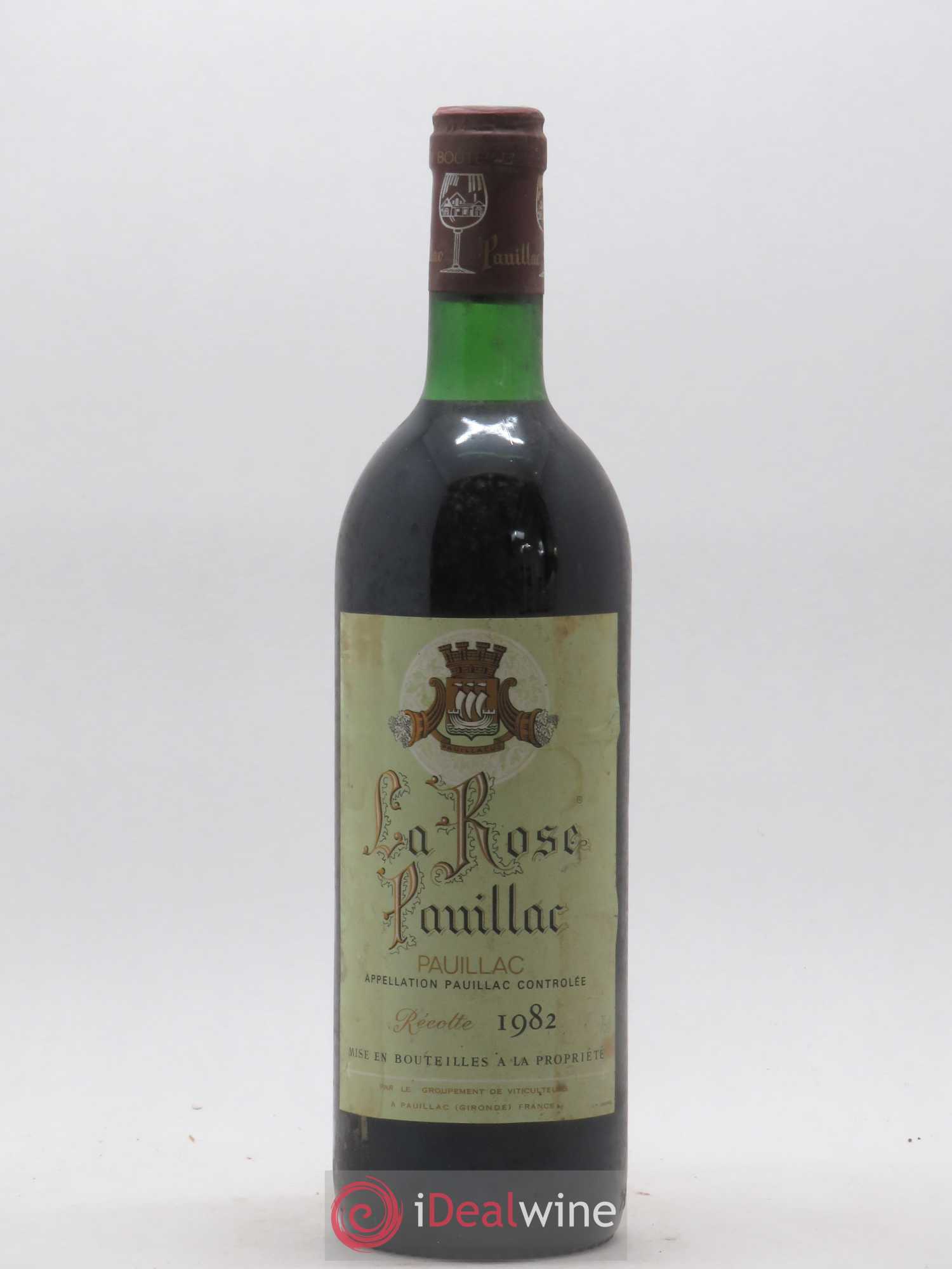 La Rose Pauillac 1982 - Lot de 1 bouteille - 0