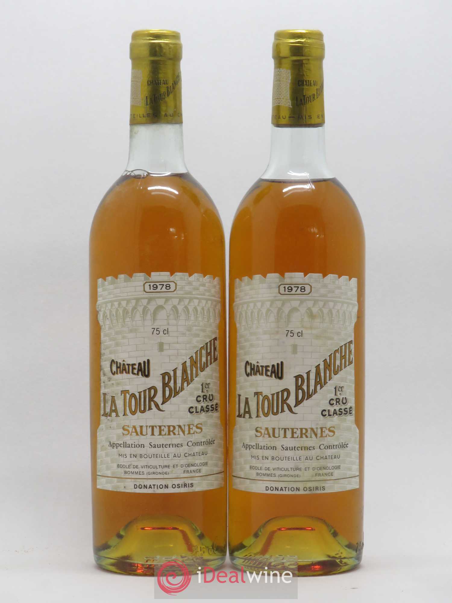 Château la Tour Blanche 1er Grand Cru Classé 1978 - Lotto di 10 bottiglie - 4