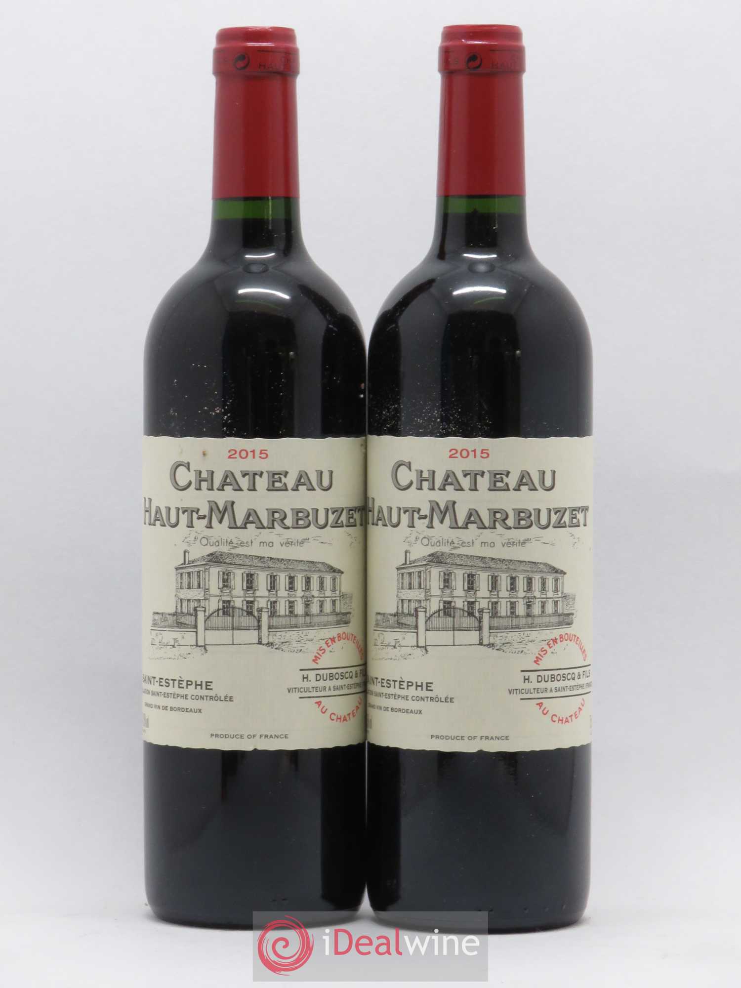 Château Haut Marbuzet 2015 - Lot de 2 bouteilles - 0