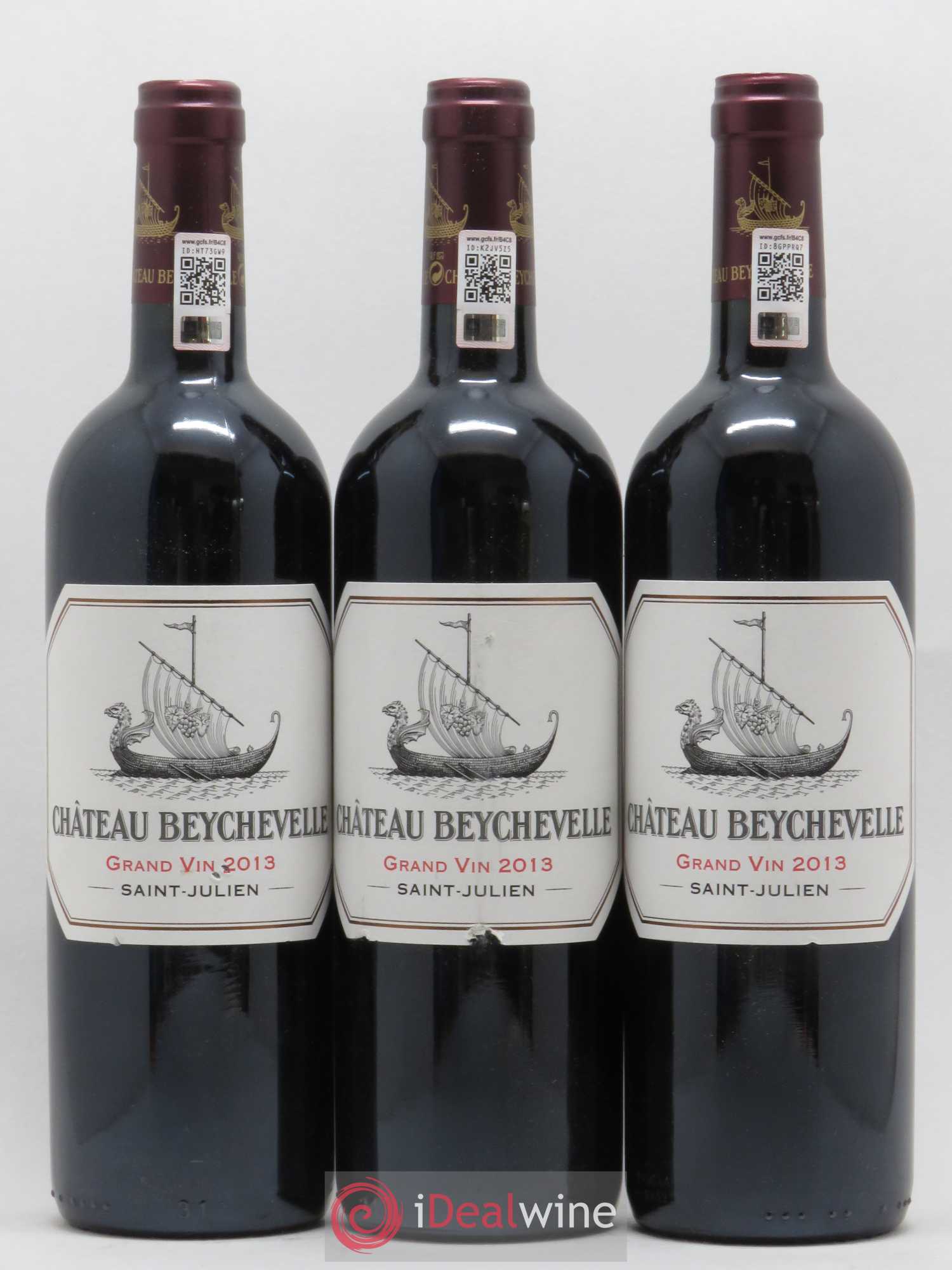 Château Beychevelle 4ème Grand Cru Classé 2013 - Lot de 3 bouteilles - 0