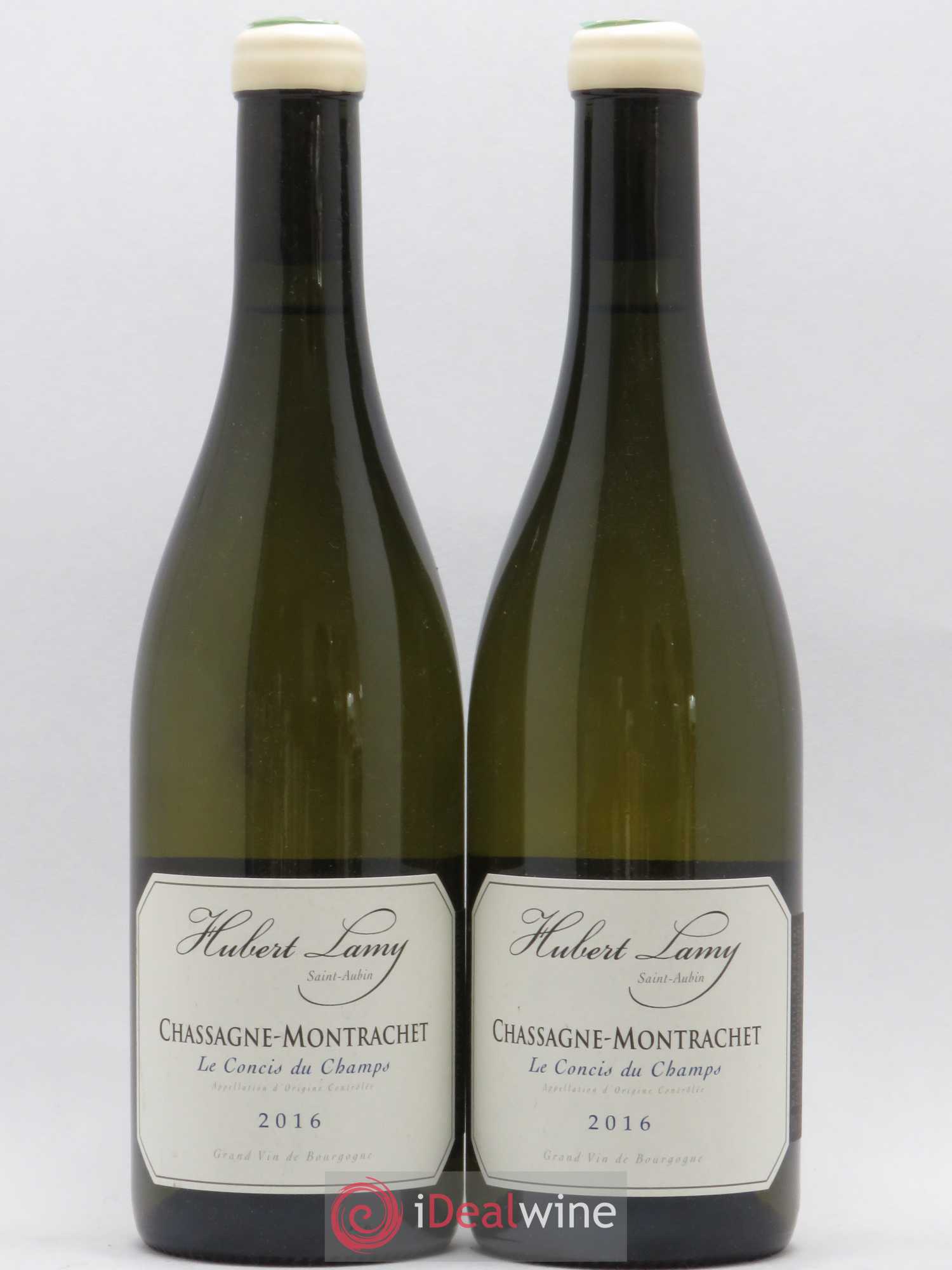 Chassagne-Montrachet Le Concis du Champs Hubert Lamy 2016 - Lot de 2 bouteilles - 0