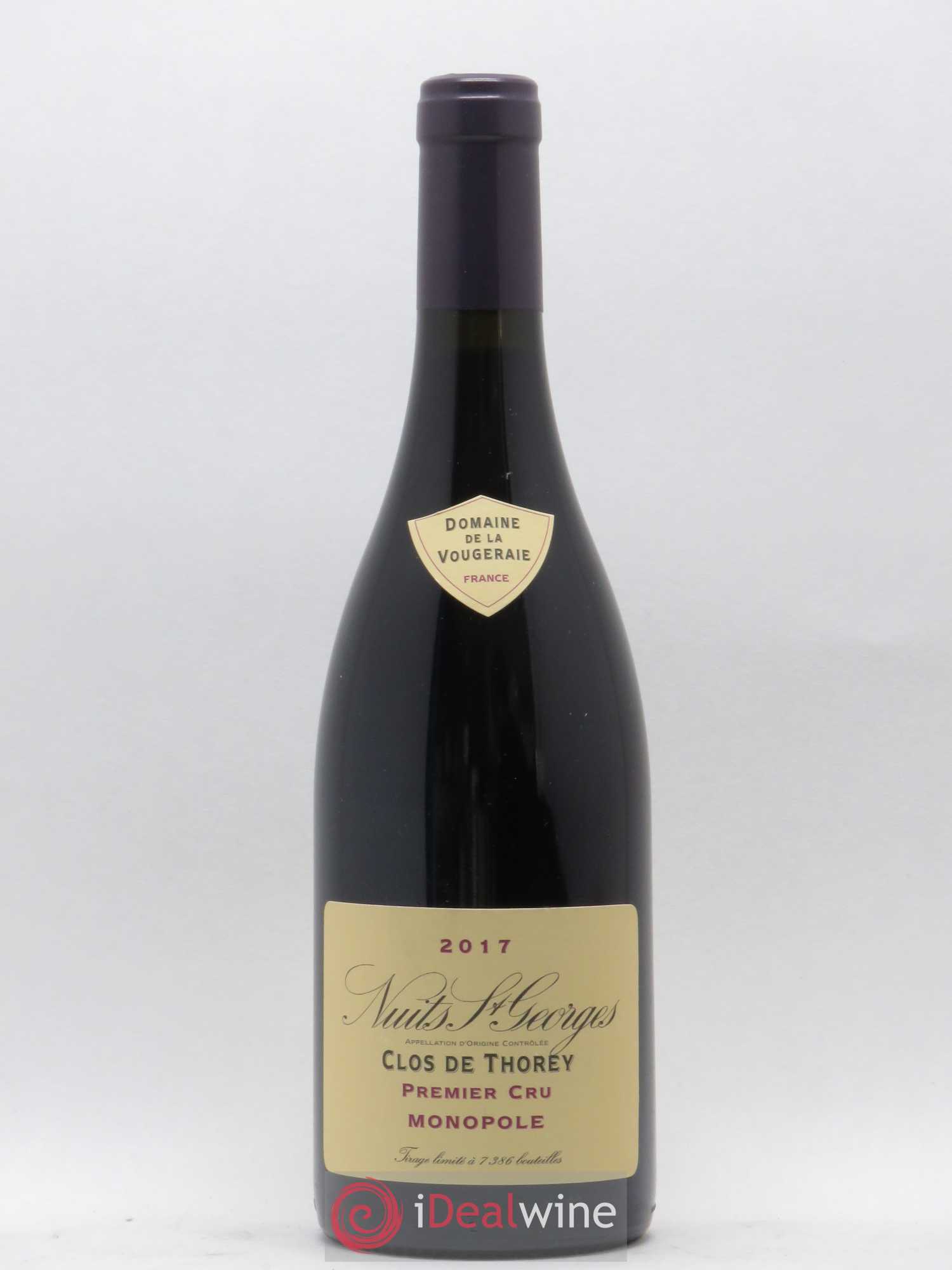 Nuits-Saint-Georges 1er Cru Clos de Thorey Monopole La Vougeraie 2017 - Posten von 1 Flasche - 0