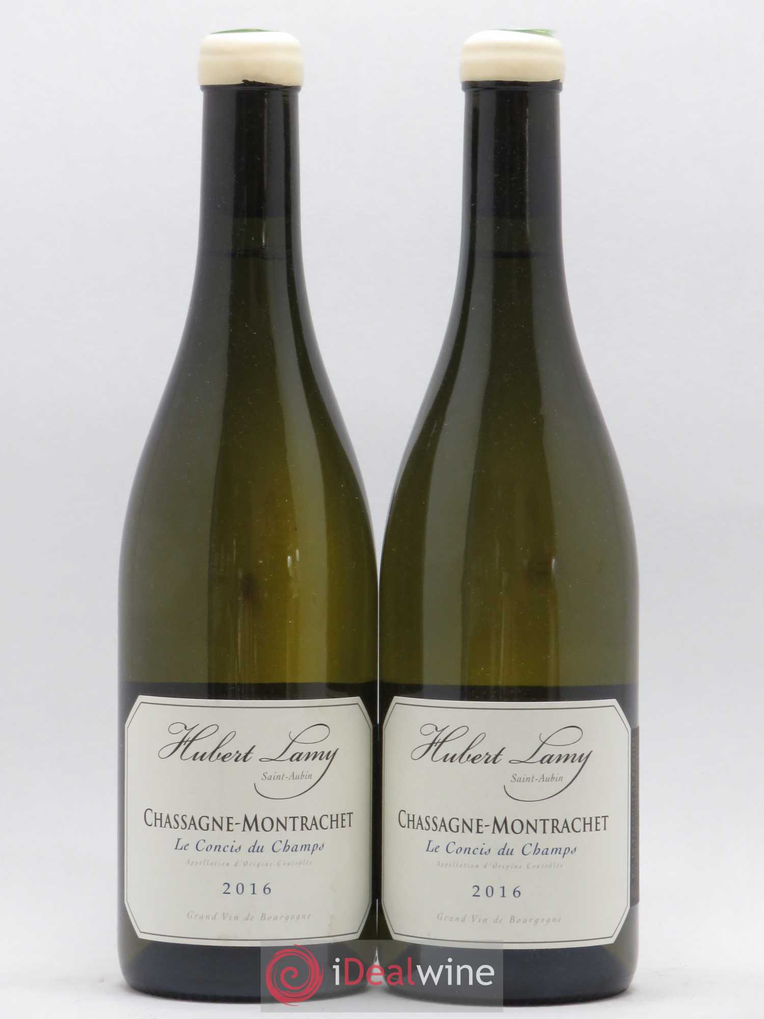 Chassagne-Montrachet Le Concis du Champs Hubert Lamy 2016 - Lot de 2 bouteilles - 0