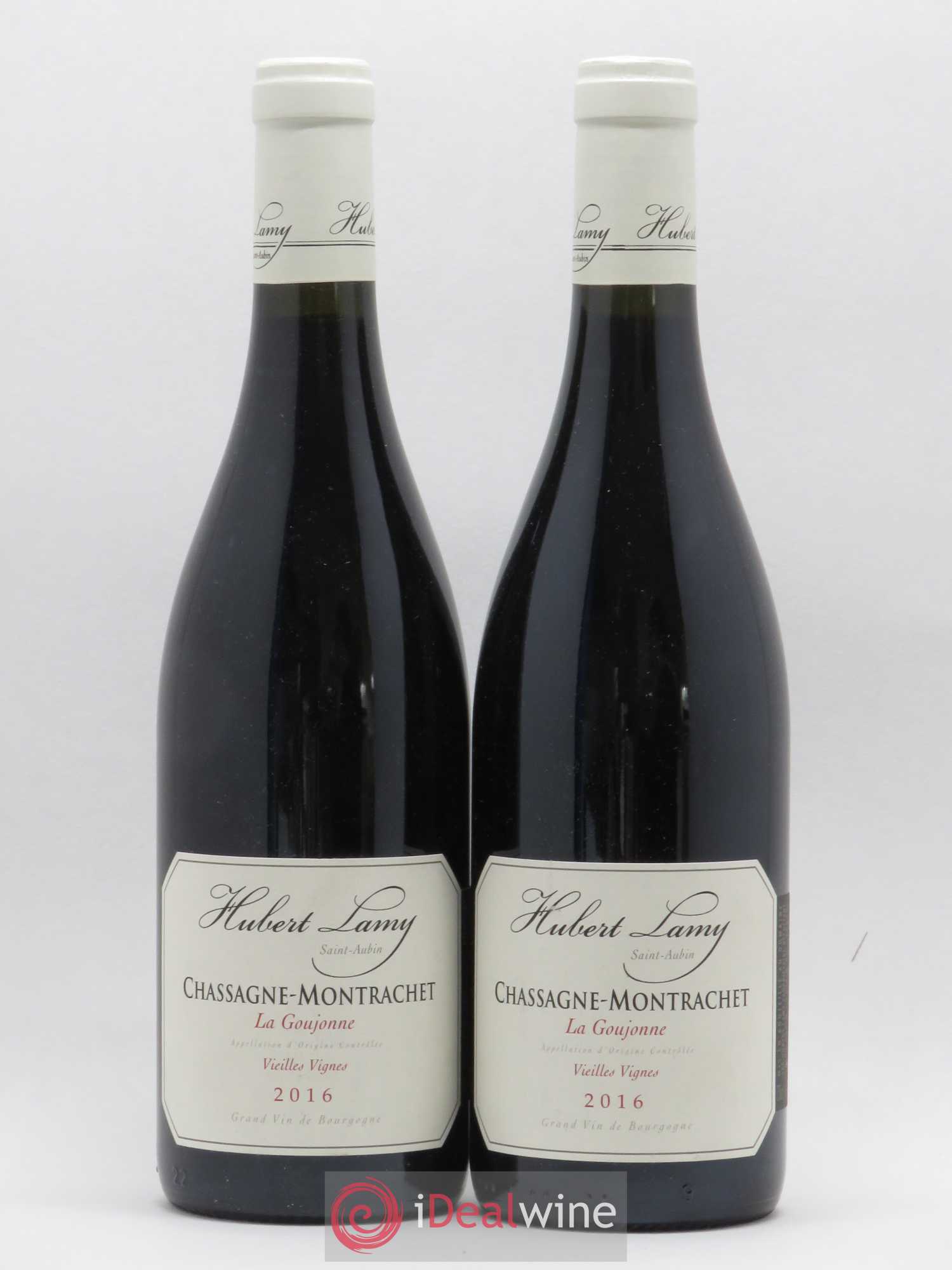 Chassagne-Montrachet La Goujonne Hubert Lamy Vieilles vignes 2016 - Lot de 2 bouteilles - 0
