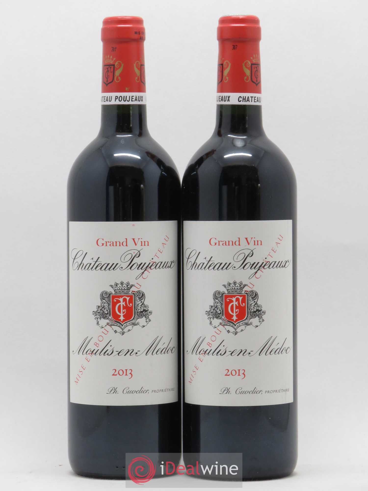 Château Poujeaux 2013 - Lot de 2 bouteilles - 0