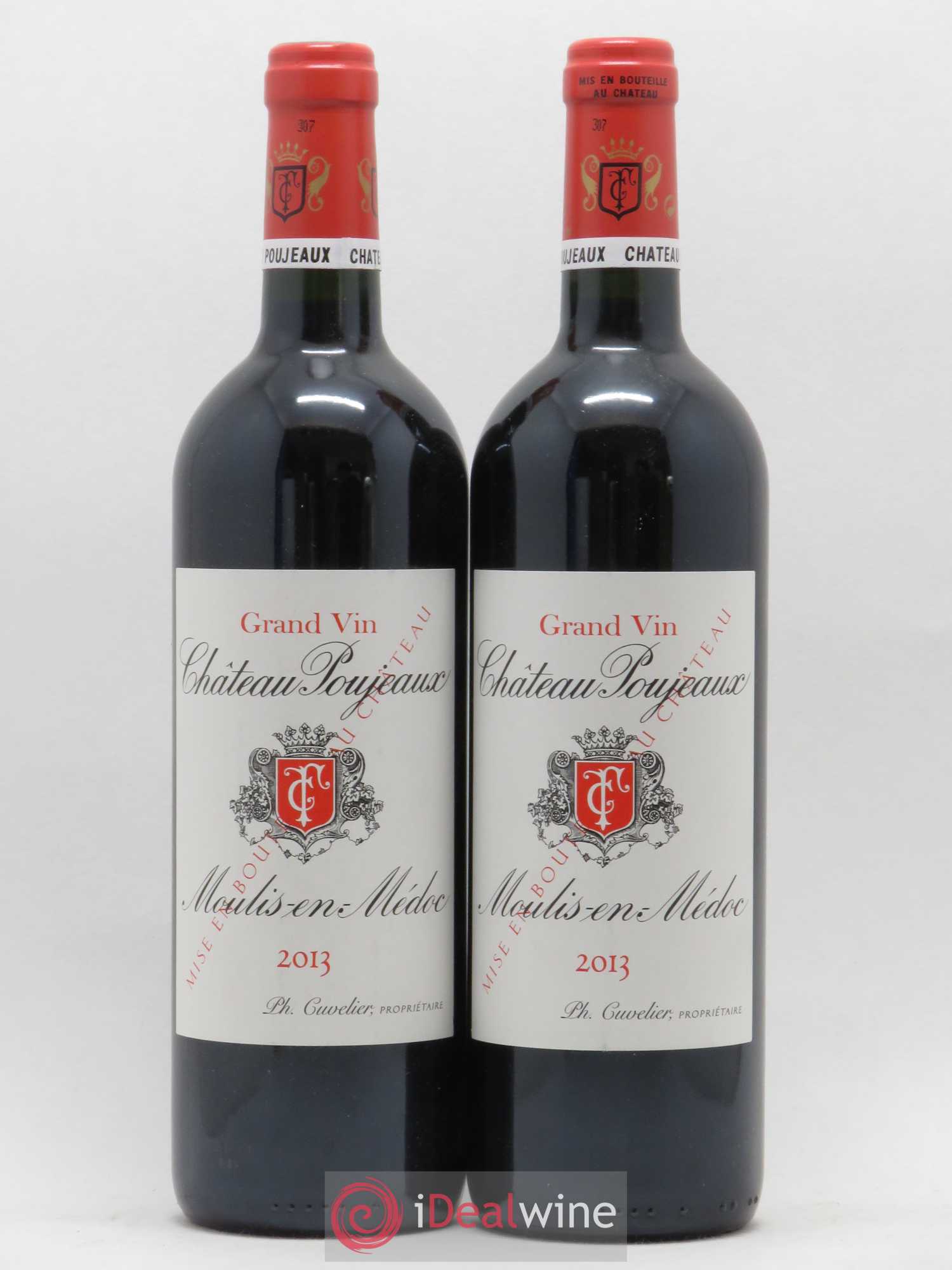 Château Poujeaux 2013 - Lot de 2 bouteilles - 0