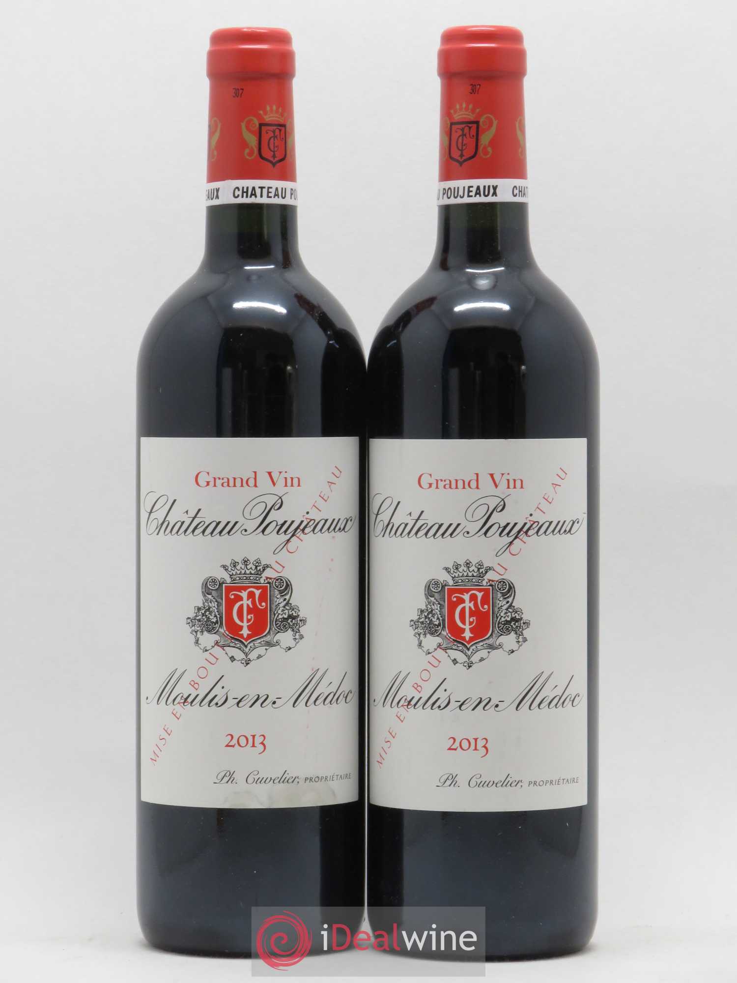 Château Poujeaux 2013 - Lot de 2 bouteilles - 0