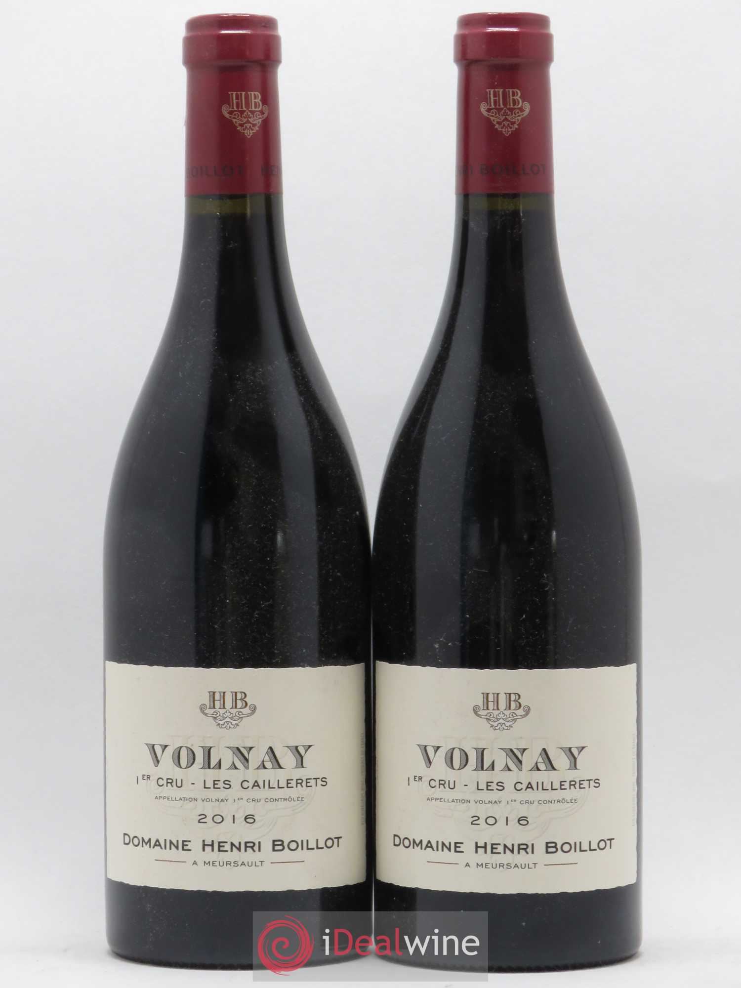 Volnay 1er Cru Les Caillerets Henri Boillot (Domaine) 2016 - Lot de 2 bouteilles - 0