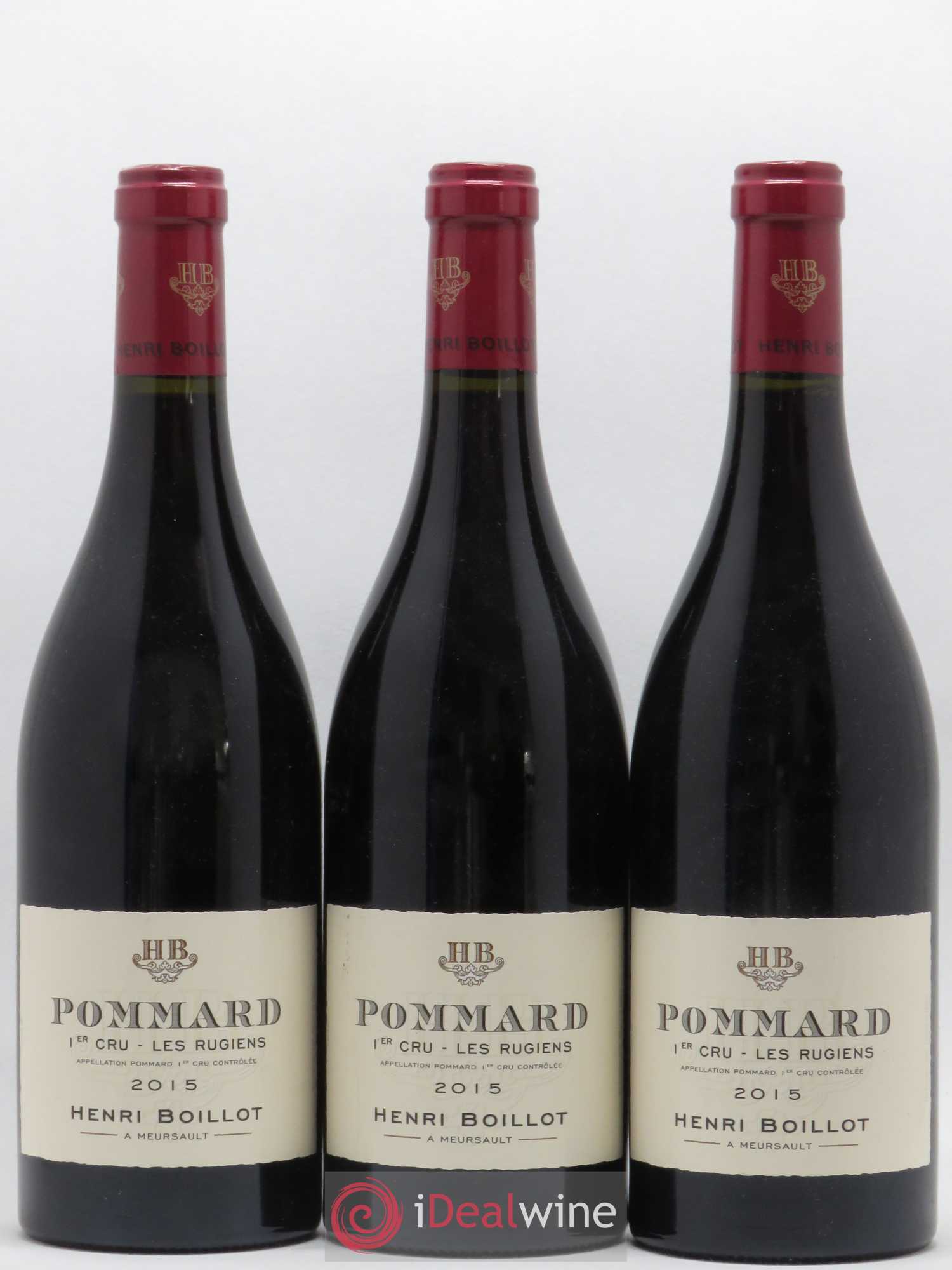 Pommard 1er Cru Les Rugiens Henri Boillot (Domaine) 2015 - Lot de 3 bouteilles - 0