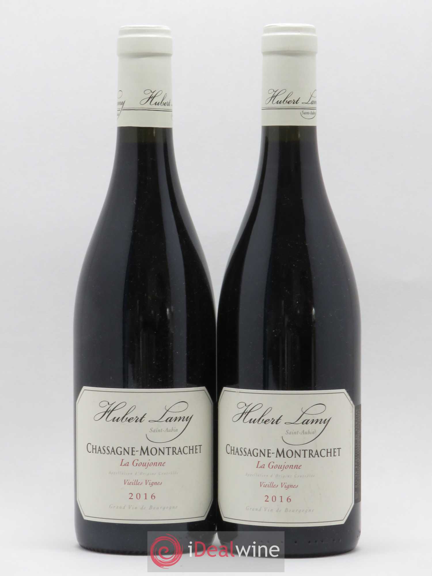 Chassagne-Montrachet La Goujonne Hubert Lamy Vieilles vignes 2016 - Lot de 2 bouteilles - 0