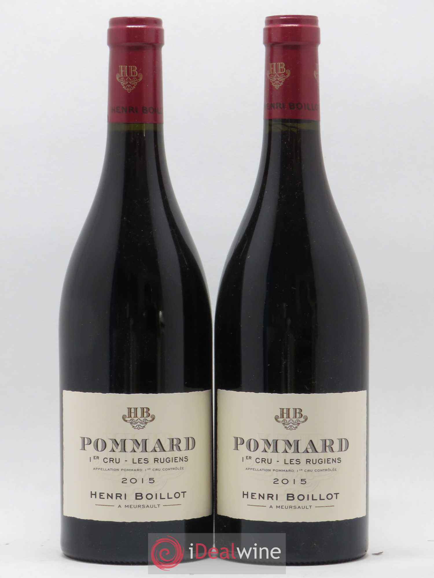 Pommard 1er Cru Les Rugiens Henri Boillot (Domaine) 2015 - Lot de 2 bouteilles - 0