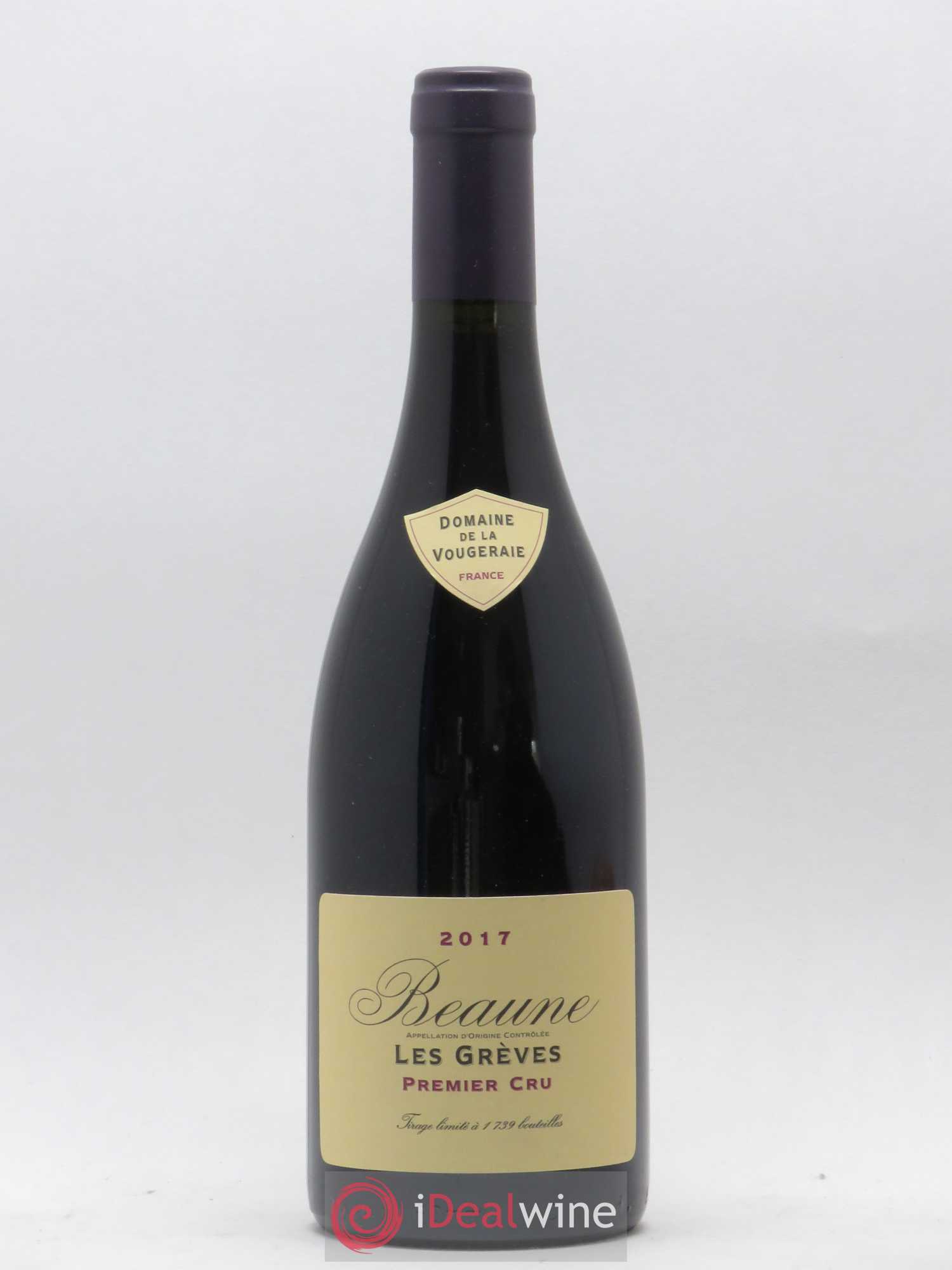 Beaune 1er Cru Les Grèves La Vougeraie 2017 - Lot de 1 bouteille - 0