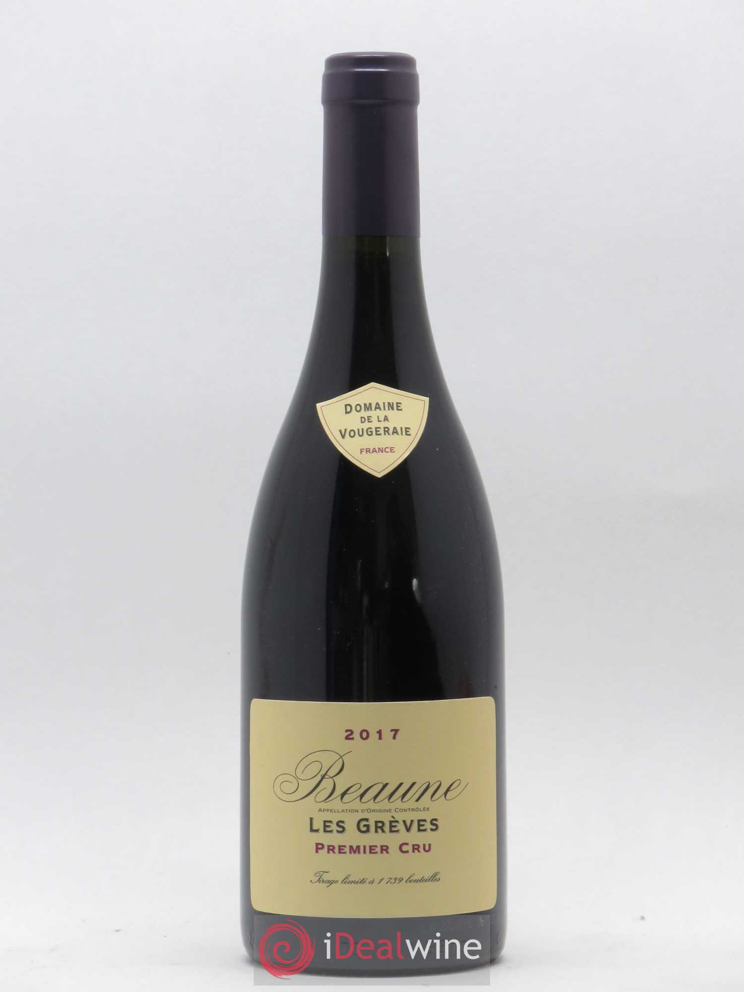 Beaune 1er Cru Les Grèves La Vougeraie 2017 - Lot de 1 bouteille - 0