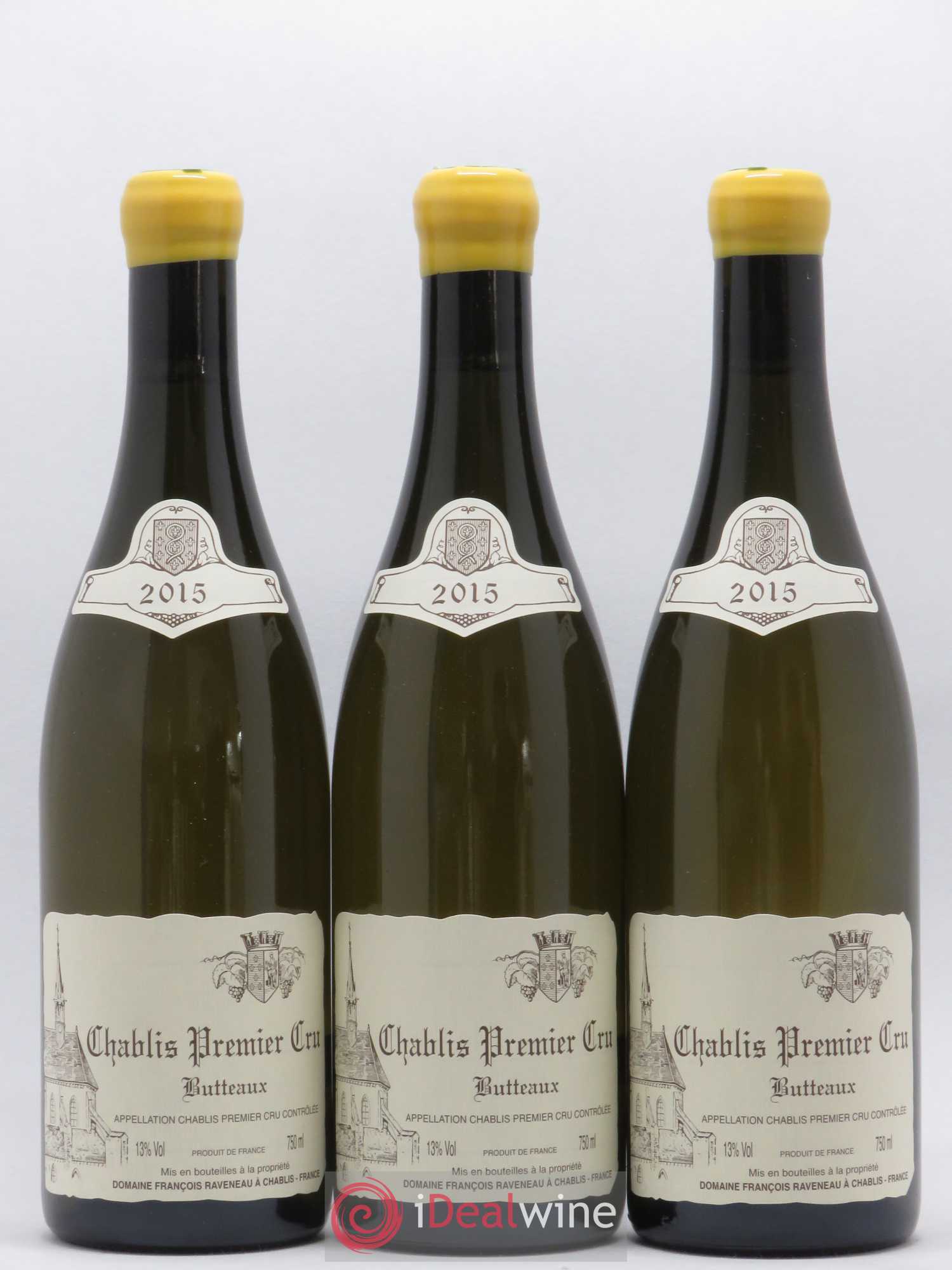 Chablis 1er Cru Butteaux Raveneau (Domaine) 2015 - Lot de 3 bouteilles - 0