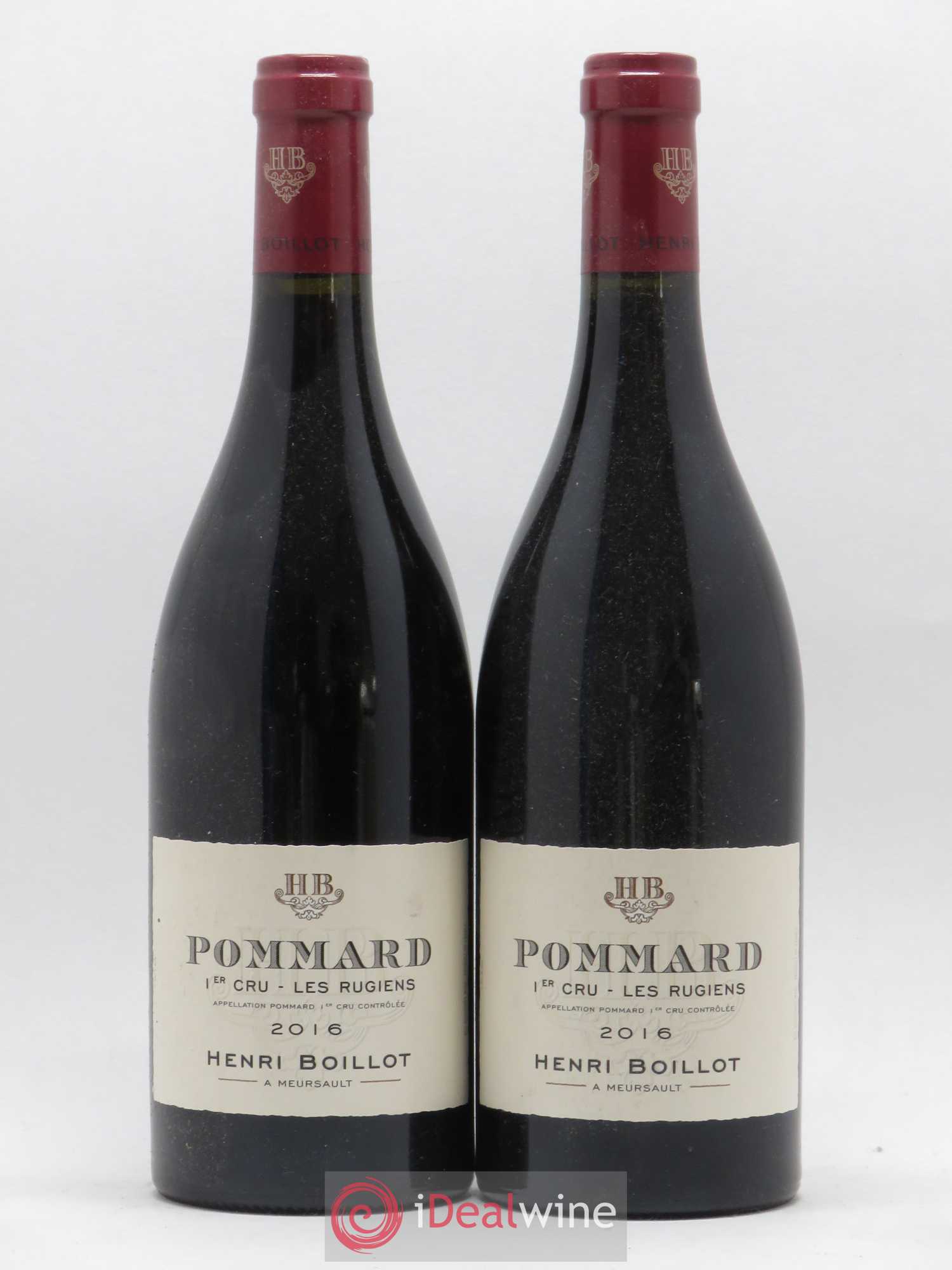 Pommard 1er Cru Les Rugiens Henri Boillot (Domaine) 2016 - Lot de 2 bouteilles - 0