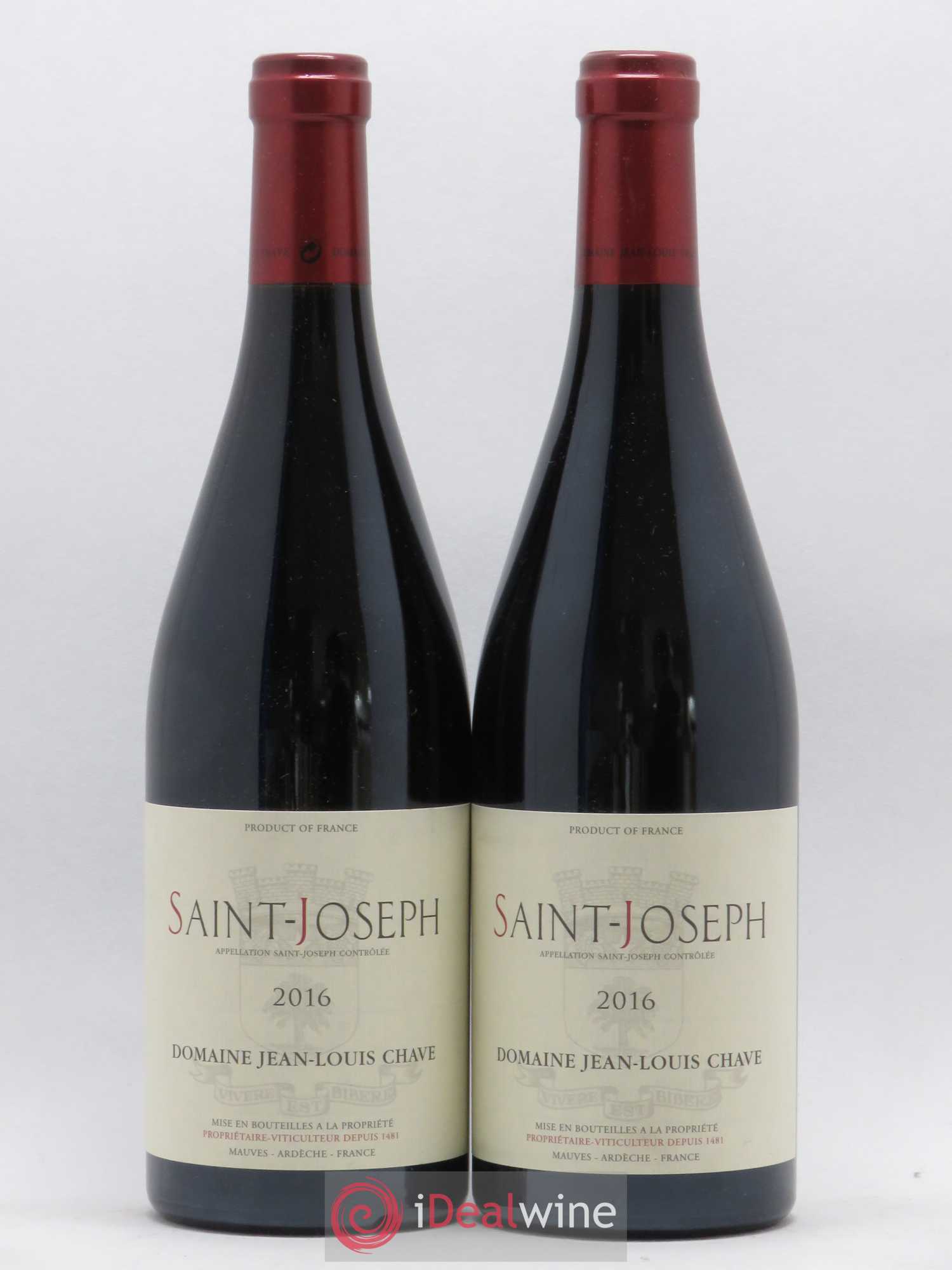 Saint-Joseph Jean-Louis Chave 2016 - Lot de 2 bouteilles - 0
