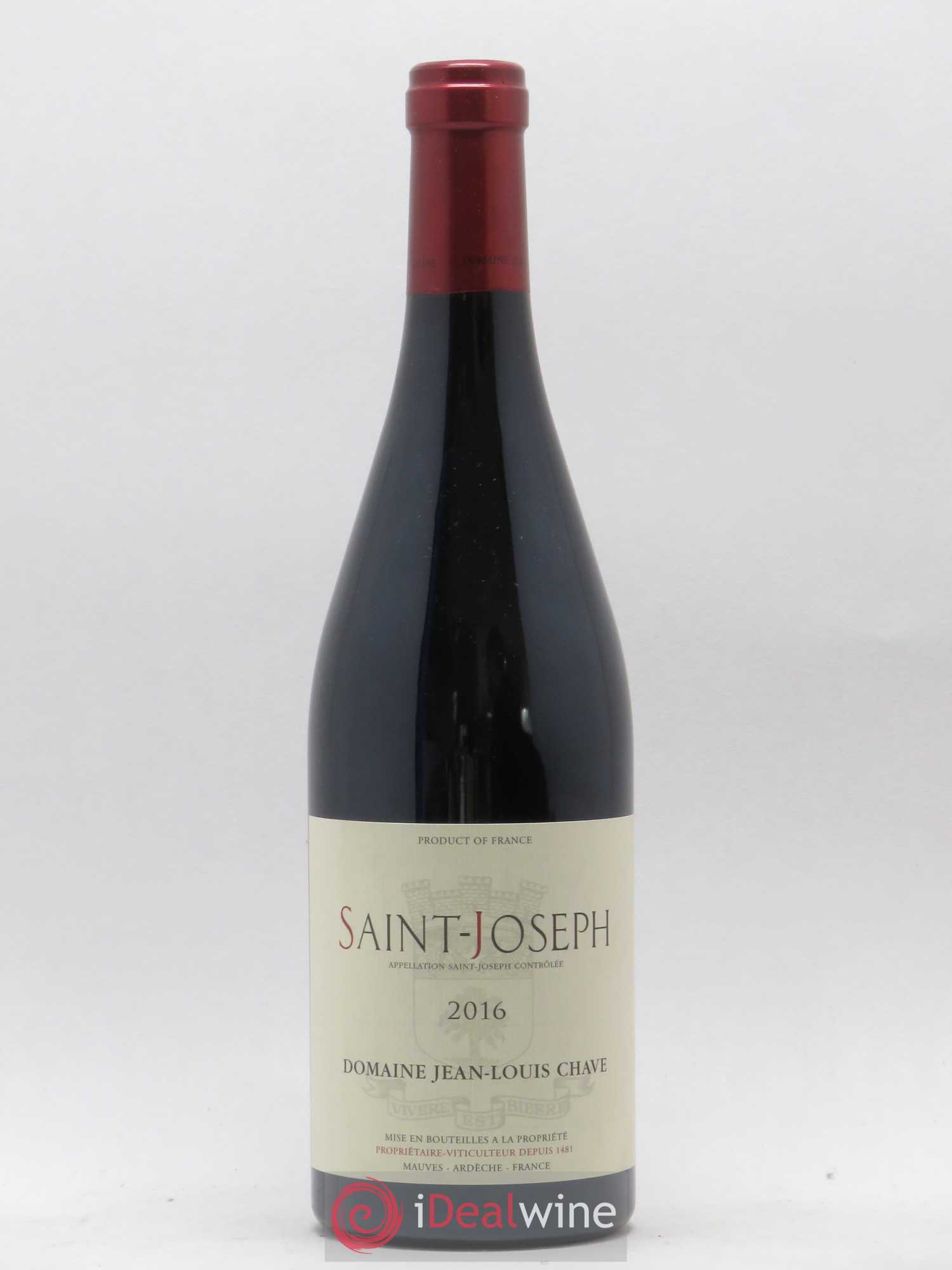Saint-Joseph Jean-Louis Chave 2016 - Lot de 1 bouteille - 0