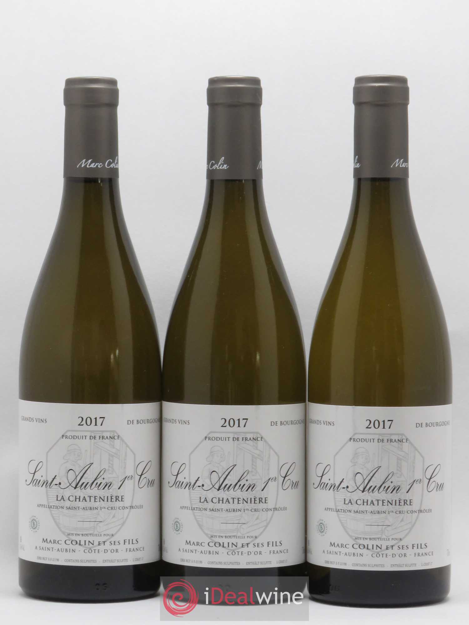 Saint-Aubin 1er Cru La Chatenière Marc Colin & Fils 2017 - Lot de 3 bouteilles - 0
