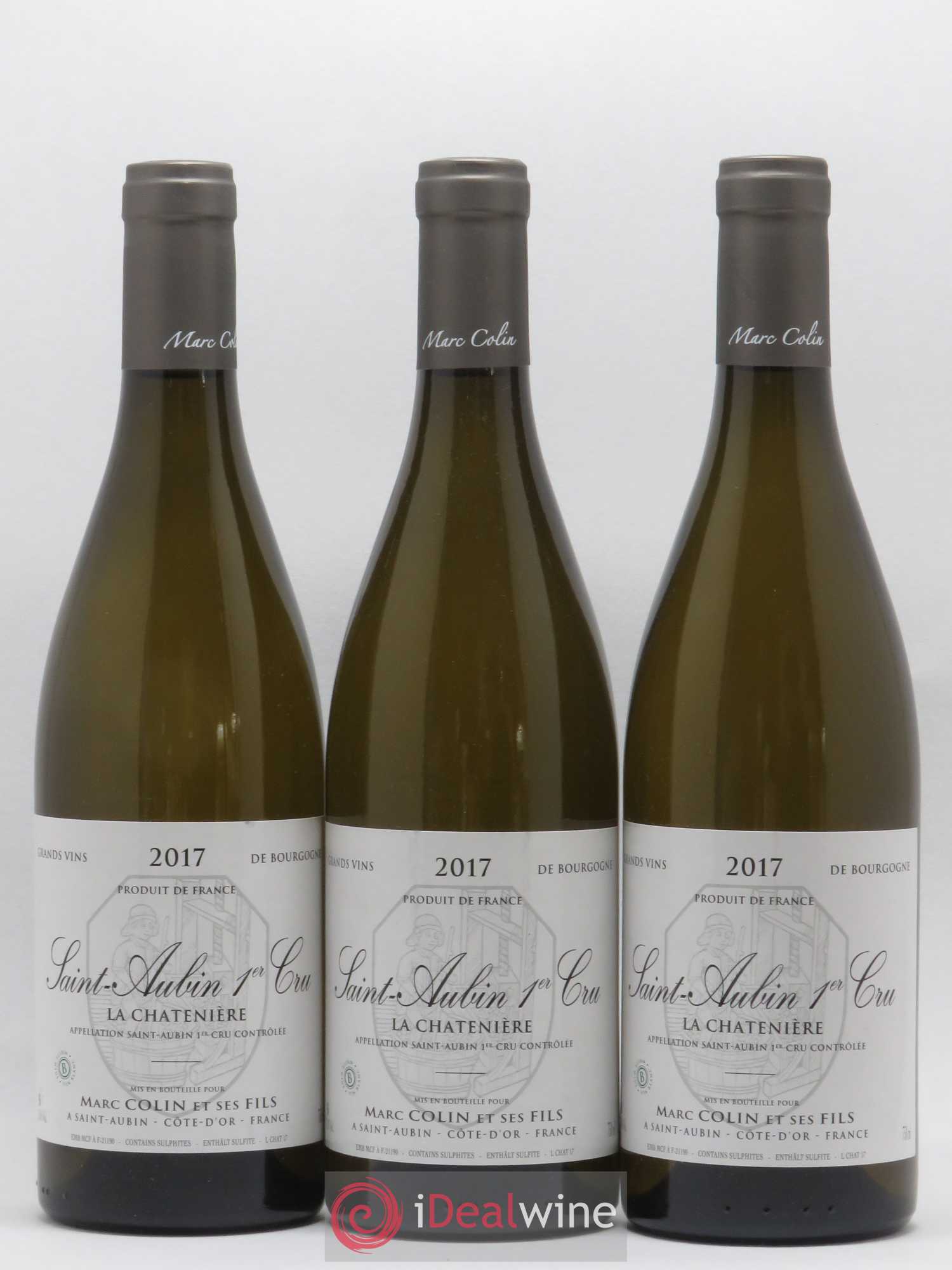 Saint-Aubin 1er Cru La Chatenière Marc Colin & Fils 2017 - Lot de 3 bouteilles - 0