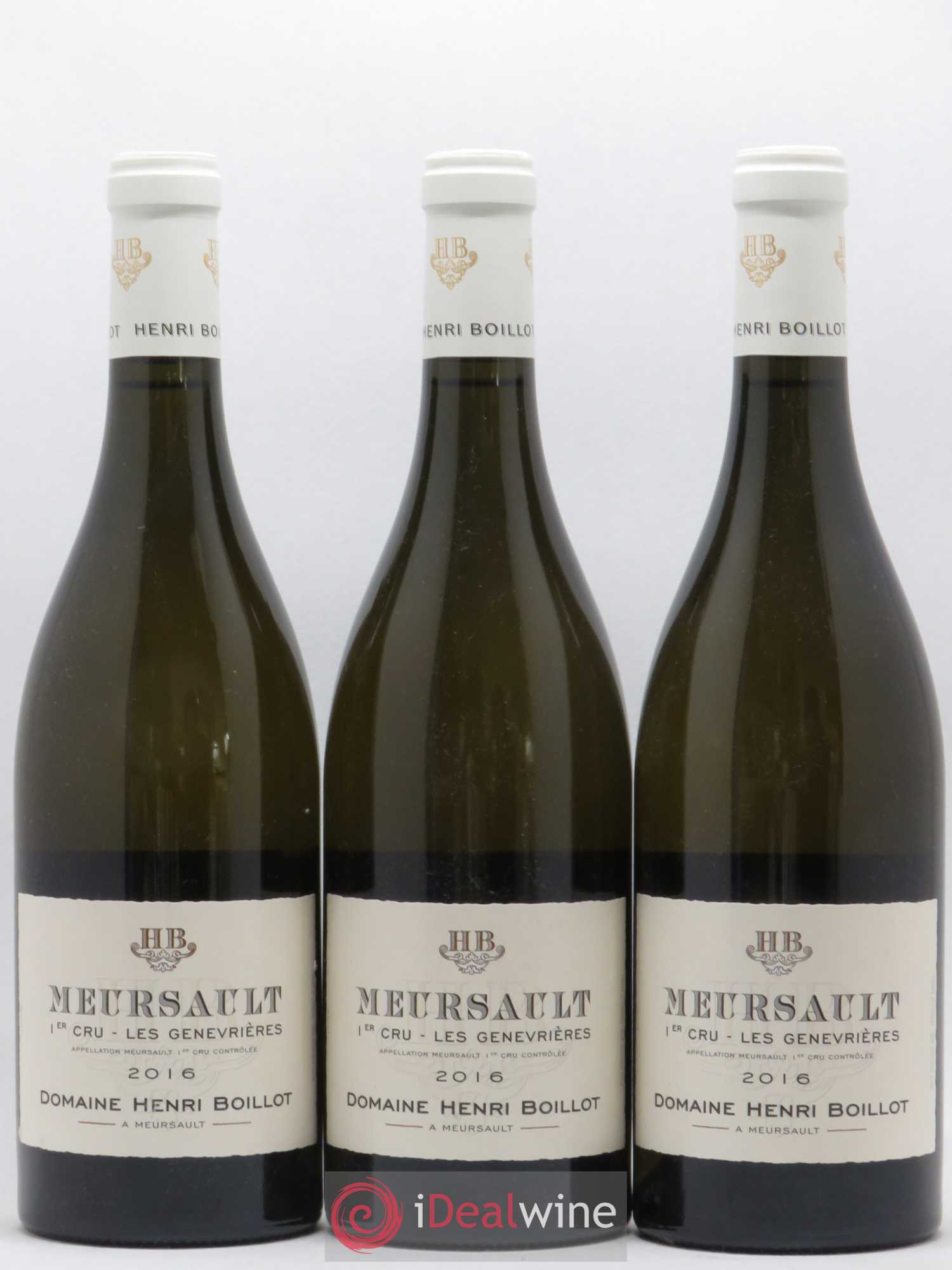 Meursault 1er Cru Les Genevrières Henri Boillot (Domaine) 2016 - Lot de 3 bouteilles - 0