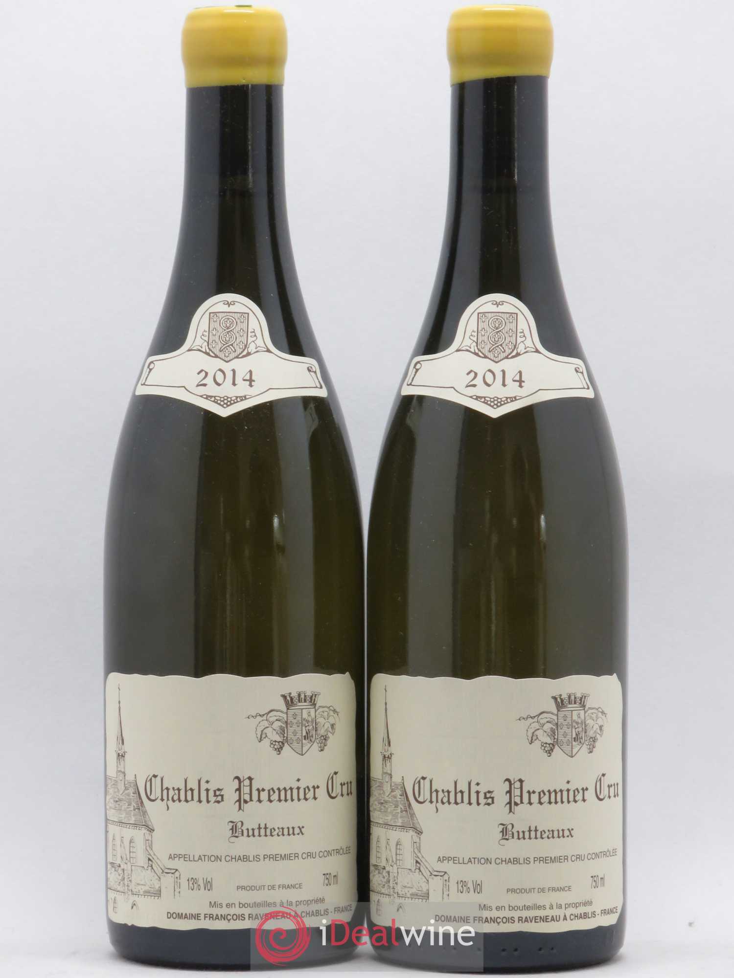 Chablis 1er Cru Butteaux Raveneau (Domaine) 2014 - Lot de 2 bouteilles - 0
