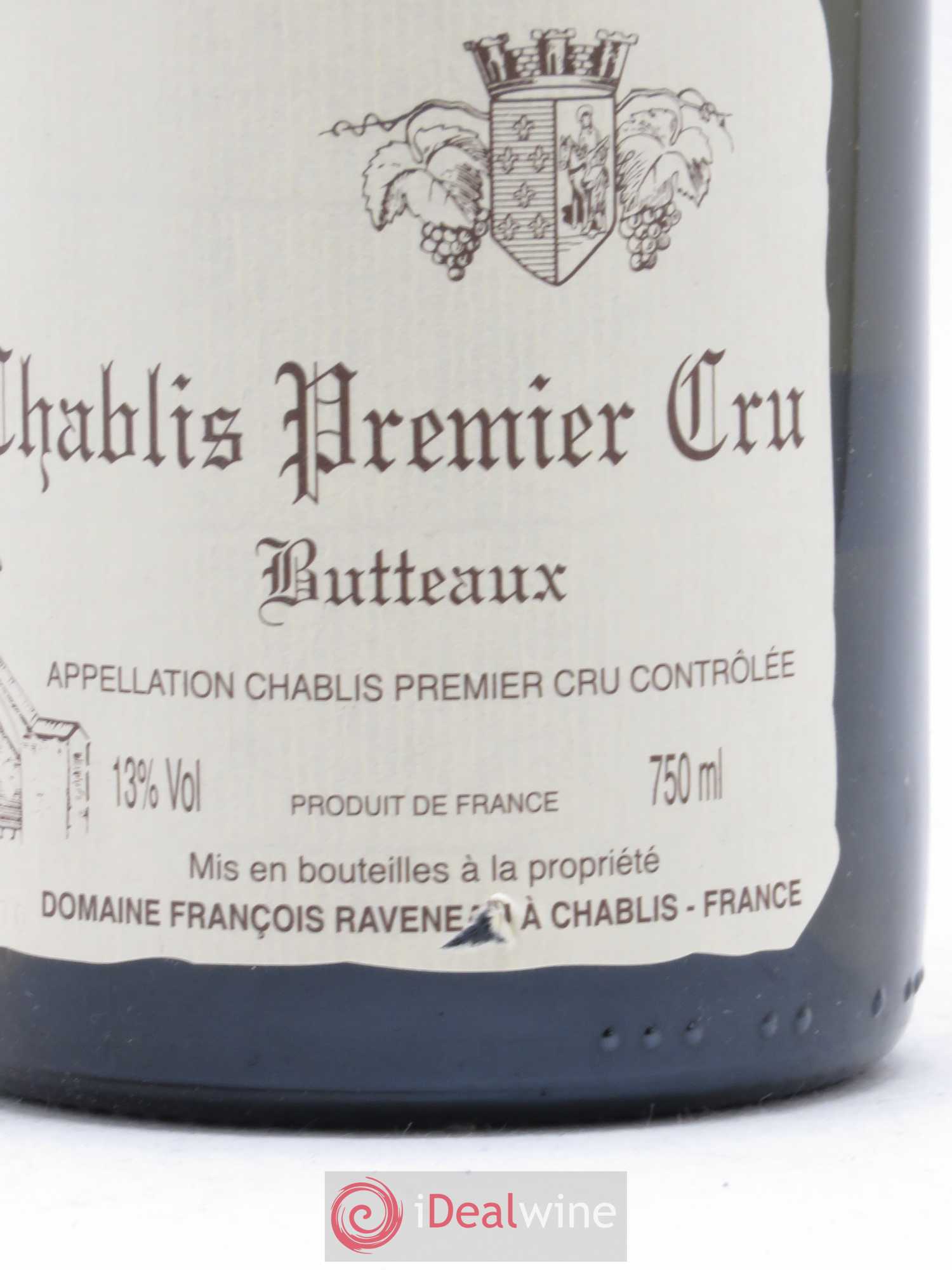 Chablis 1er Cru Butteaux Raveneau (Domaine) 2014 - Lot de 1 bouteille - 1