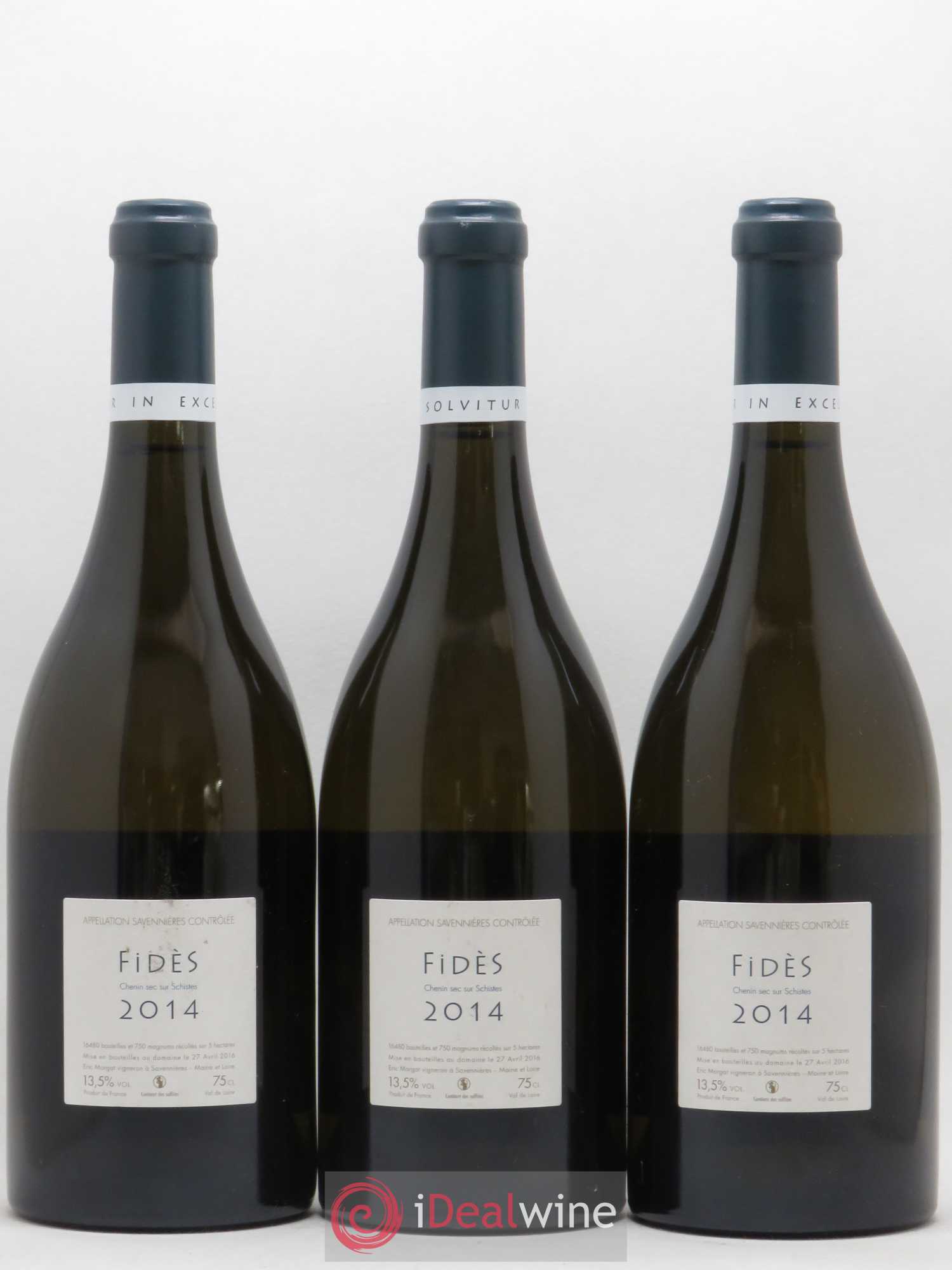 Savennières Fidès Eric Morgat 2014 - Lot de 3 bouteilles - 1